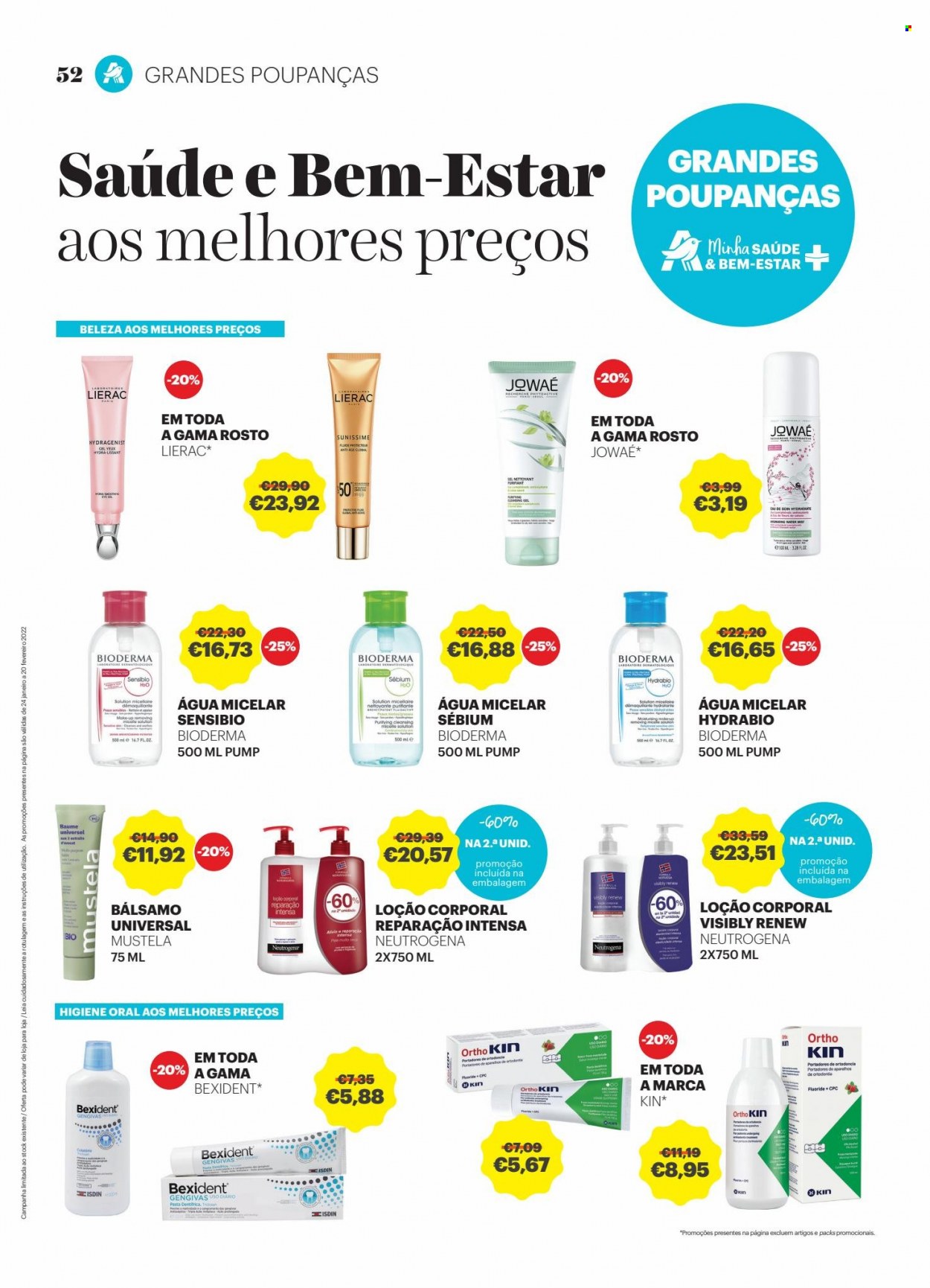 Folheto Auchan - 24.1.2022 - 20.2.2022. Página 52