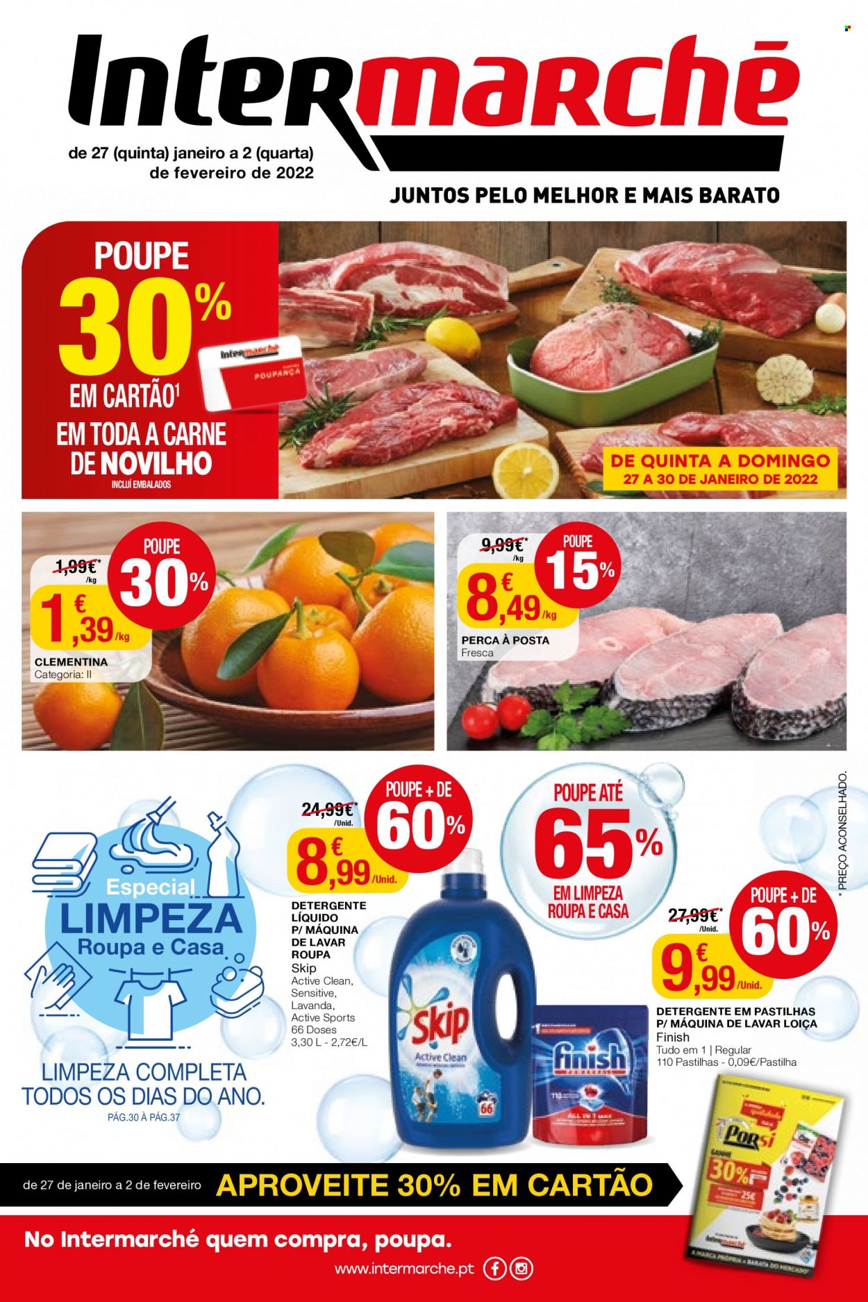 Folheto Intermarché - 27.1.2022 - 2.2.2022. Página 1