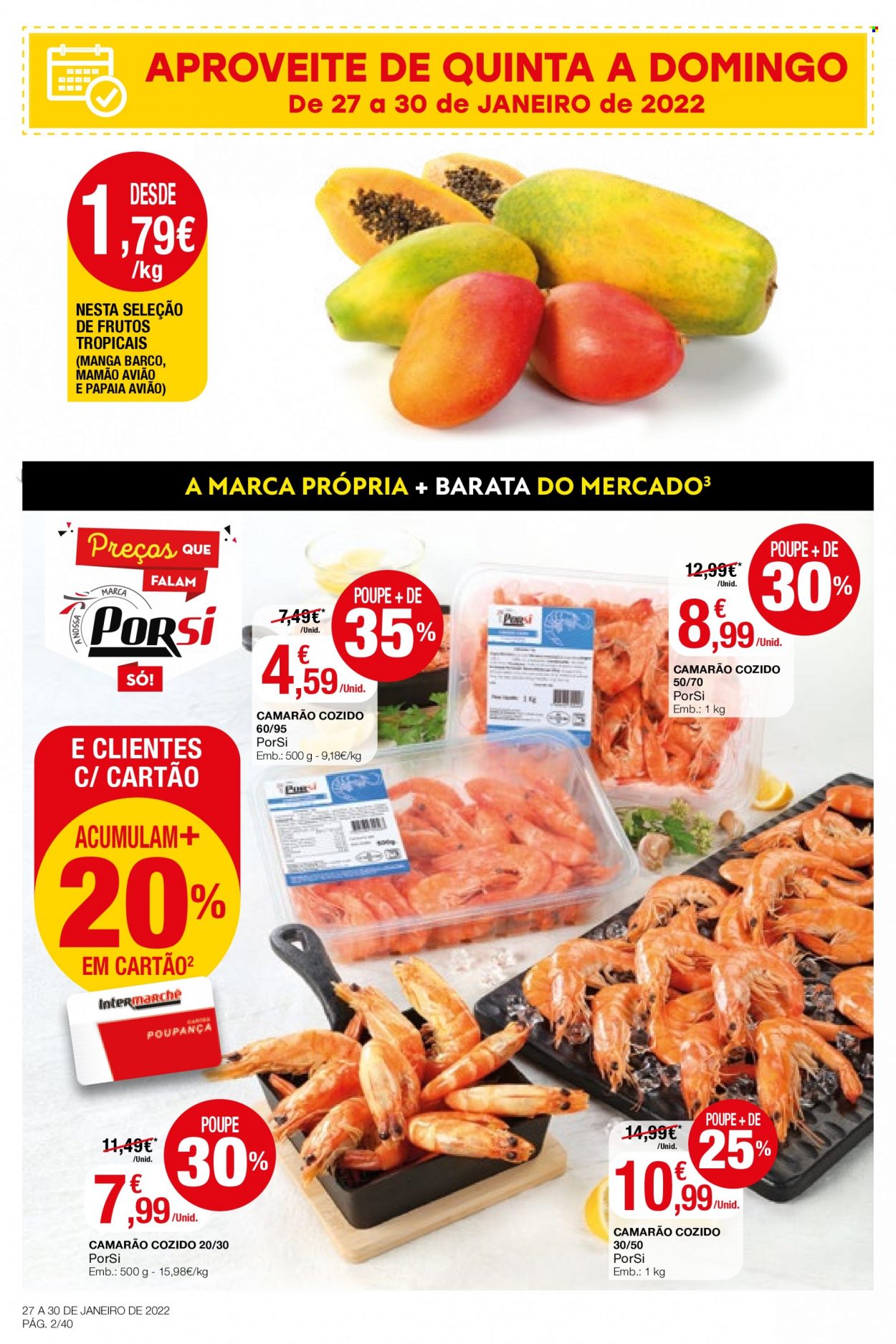 Folheto Intermarché - 27.1.2022 - 2.2.2022. Página 2