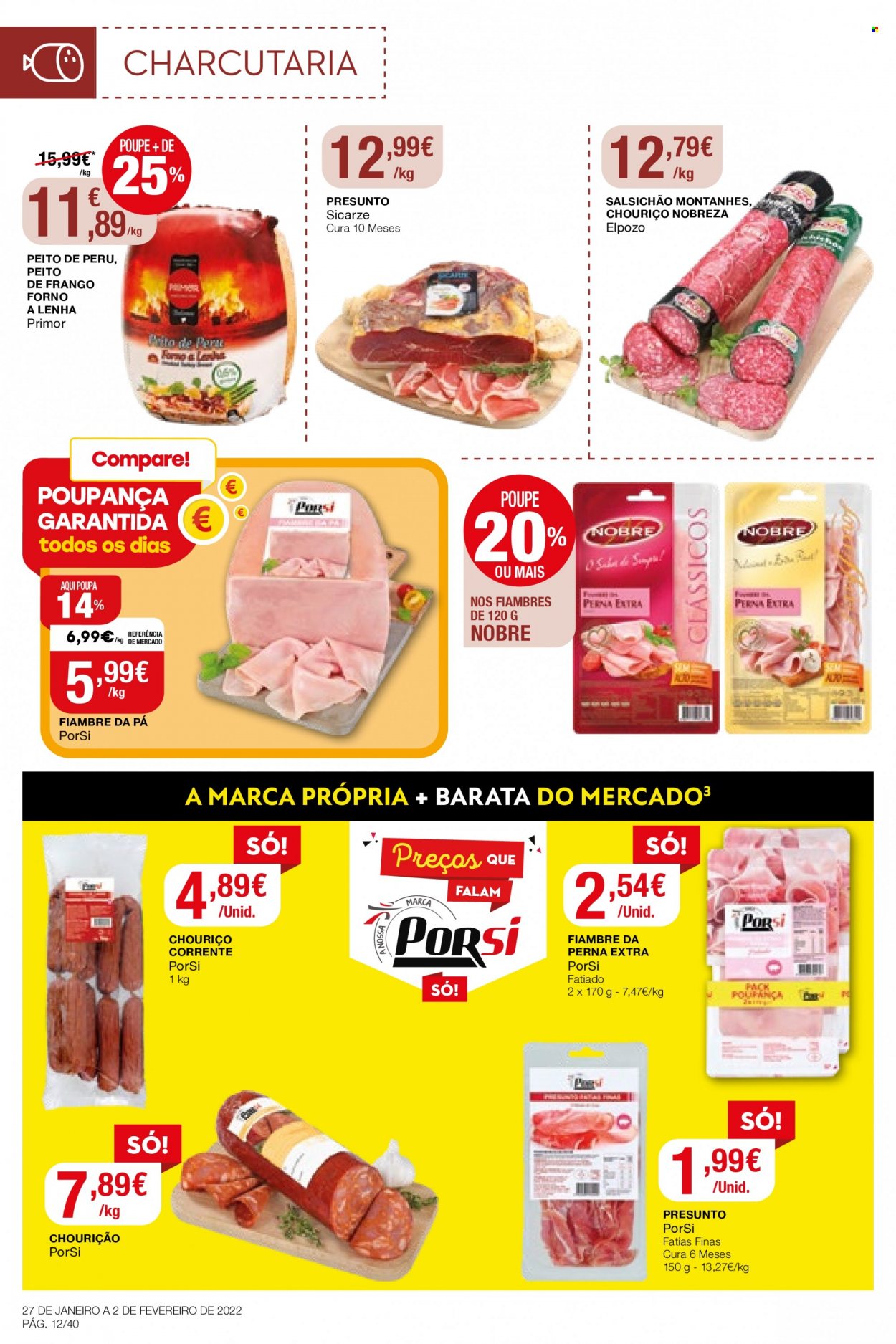 Folheto Intermarché - 27.1.2022 - 2.2.2022. Página 12