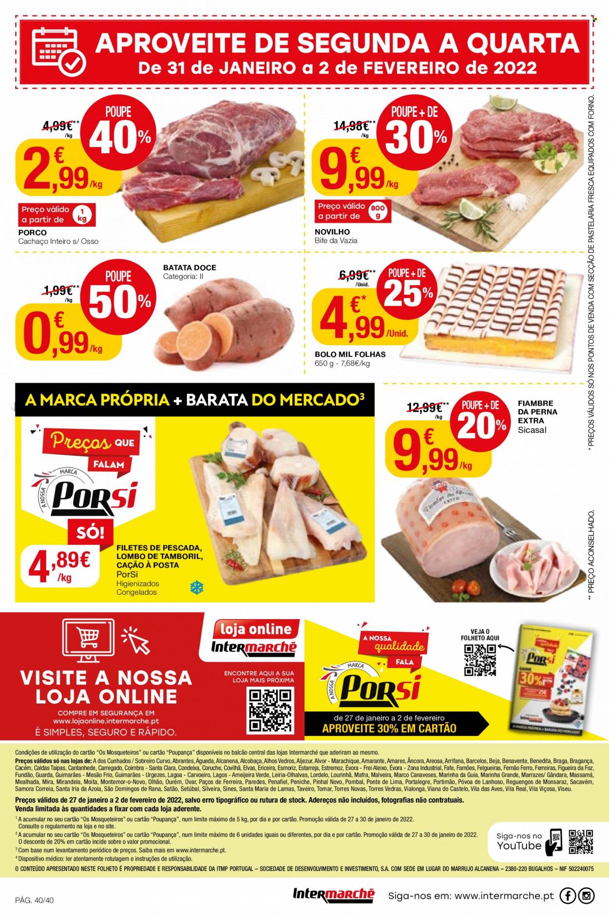 Folheto Intermarché - 27.1.2022 - 2.2.2022. Página 40