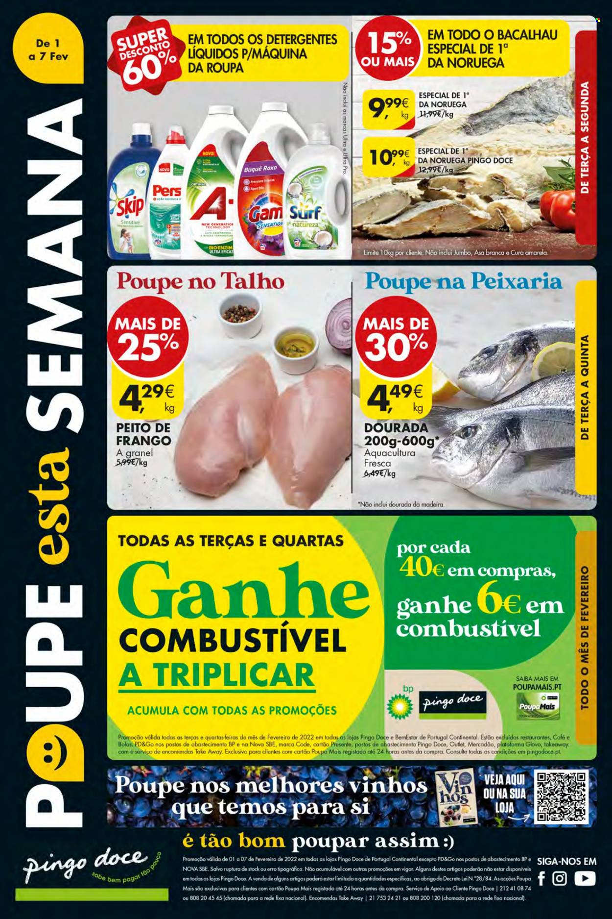 Folheto Pingo Doce - 1.2.2022 - 7.2.2022. Página 1