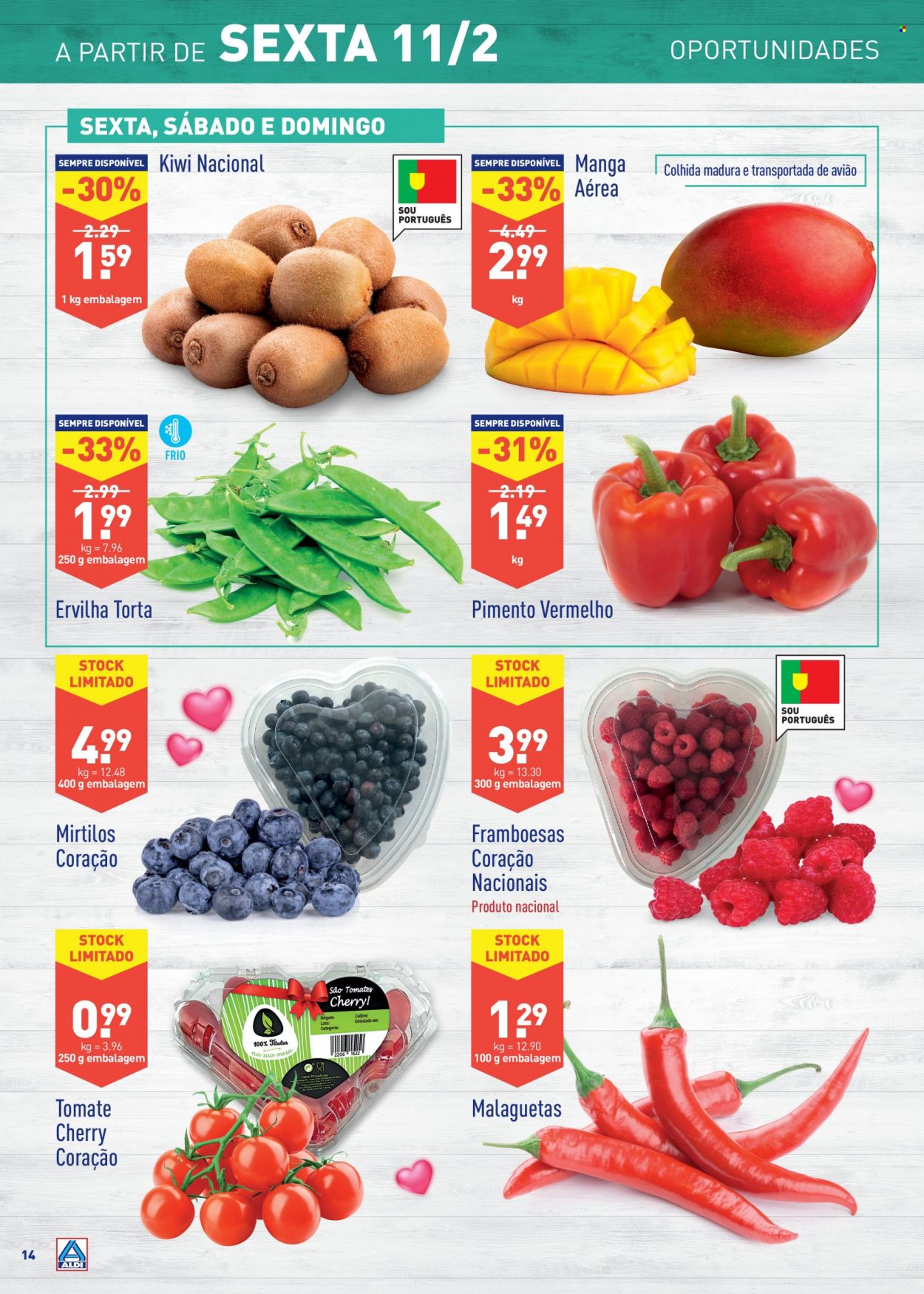 Folheto Aldi - 9.2.2022 - 15.2.2022. Página 14