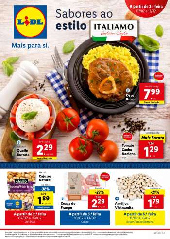 Folheto Lidl - 7.2.2022 - 13.2.2022.