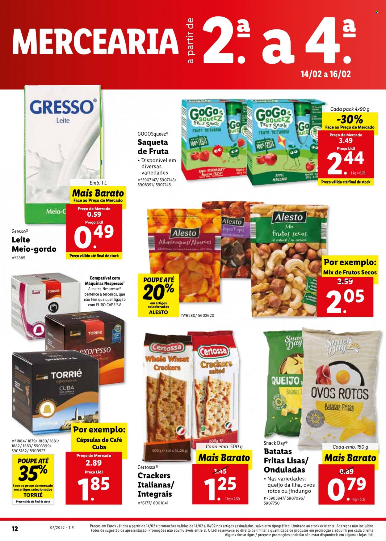 Folheto Lidl - 14.2.2022 - 20.2.2022. Página 12