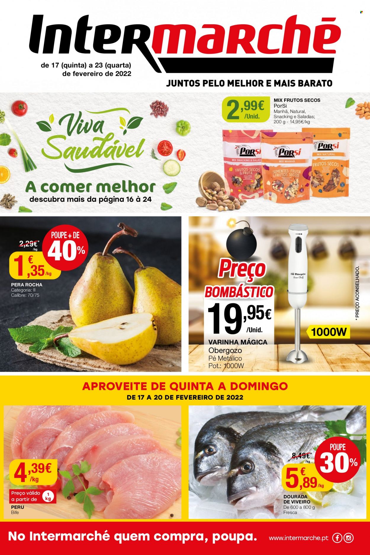 Folheto Intermarché - 17.2.2022 - 23.2.2022. Página 1