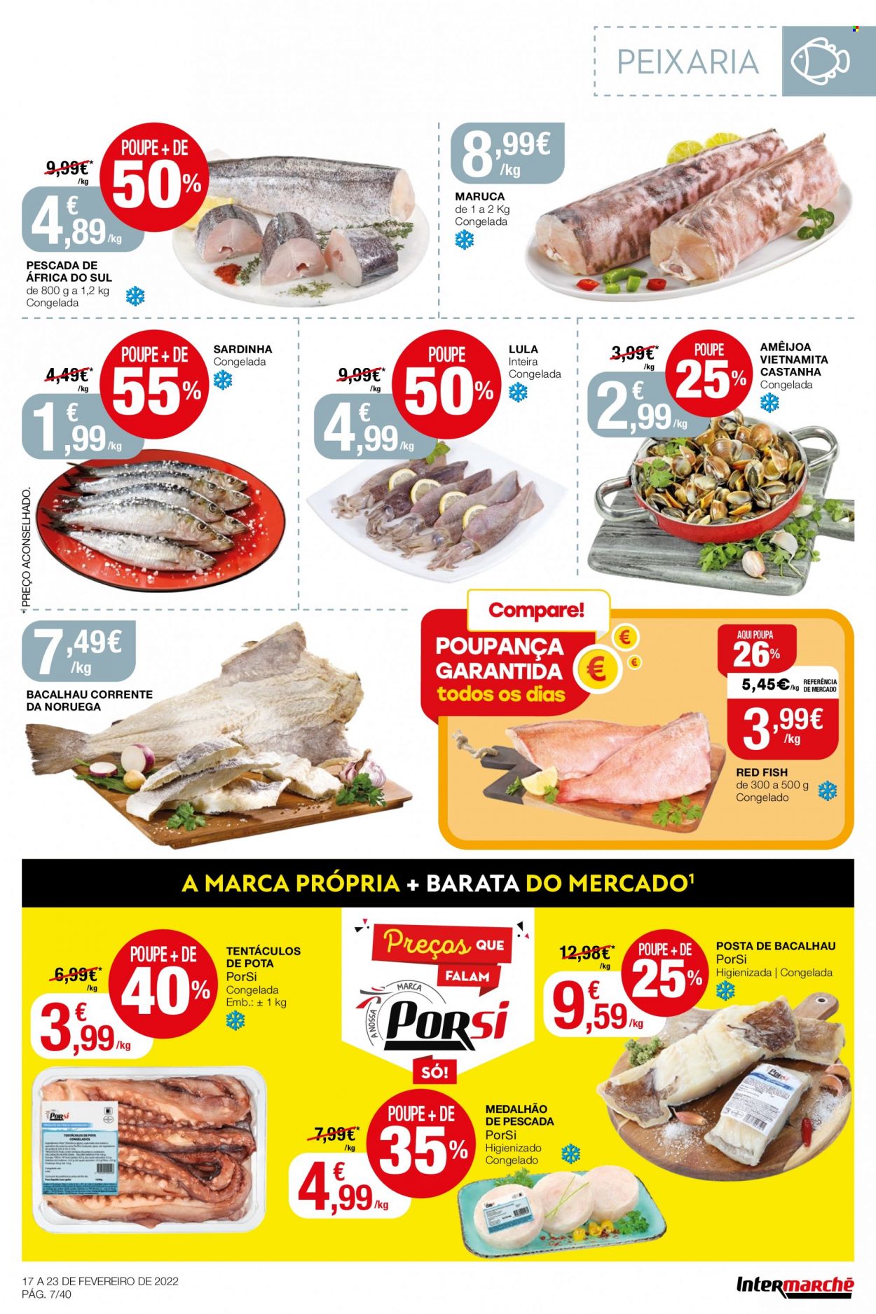 Folheto Intermarché - 17.2.2022 - 23.2.2022. Página 7