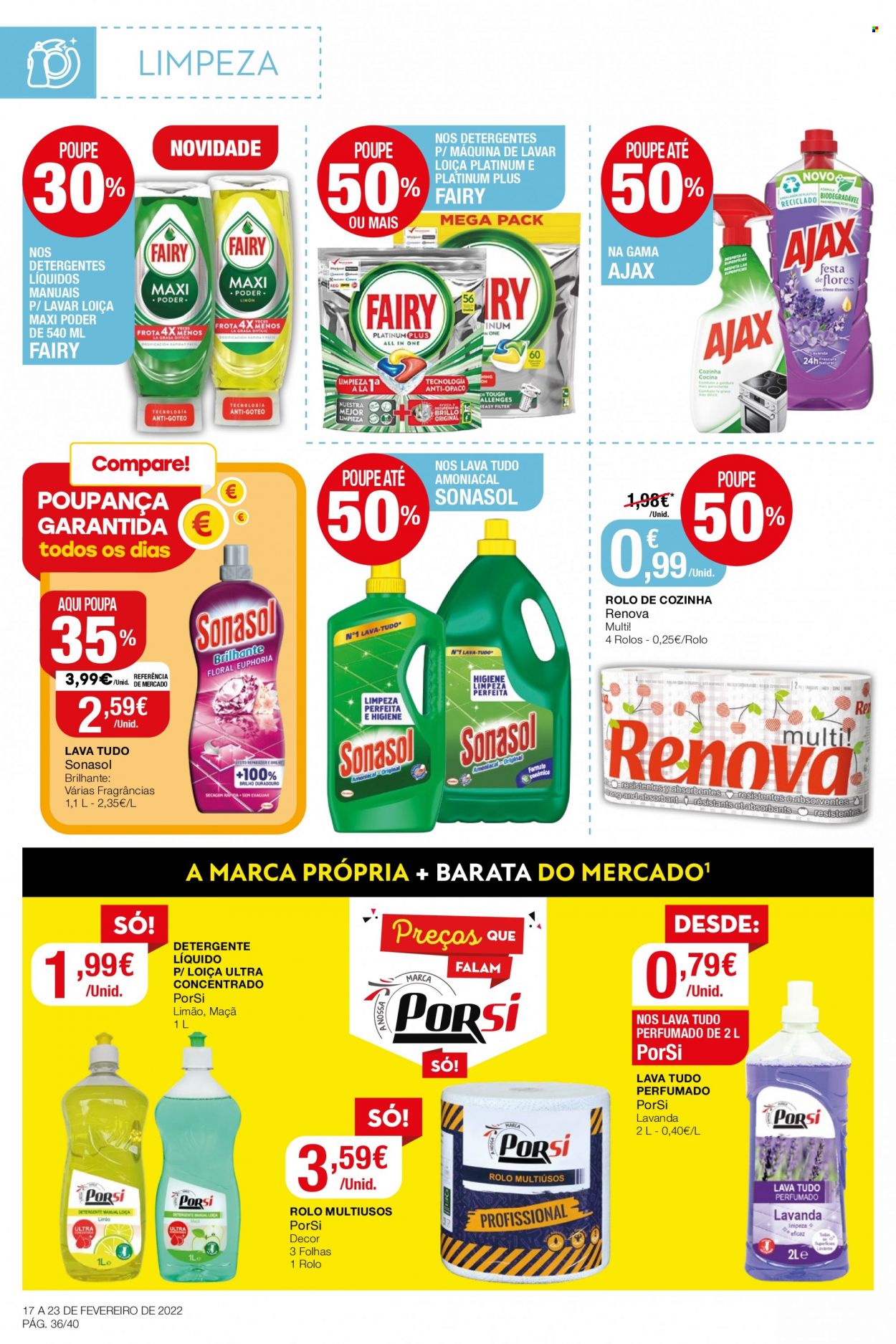 Folheto Intermarché - 17.2.2022 - 23.2.2022. Página 36