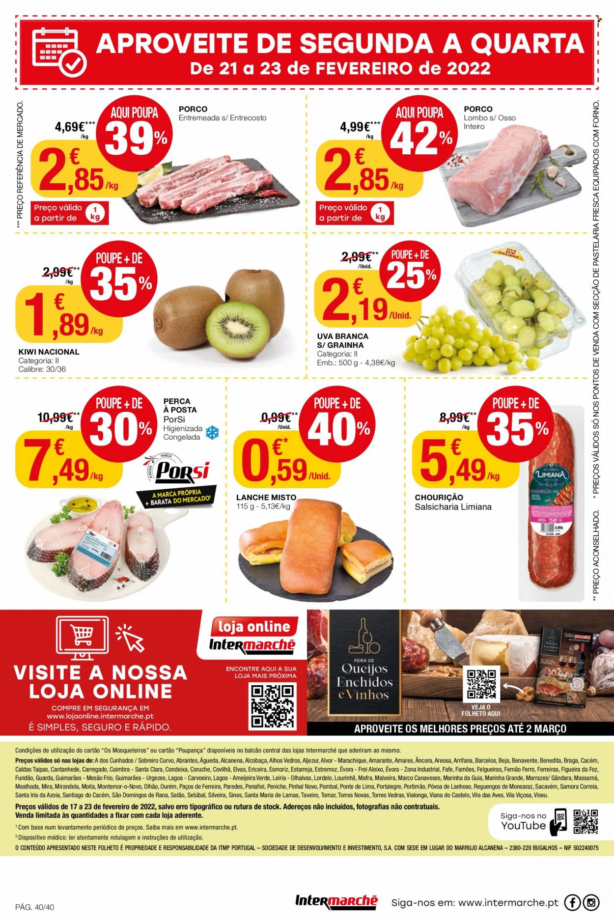 Folheto Intermarché - 17.2.2022 - 23.2.2022. Página 40