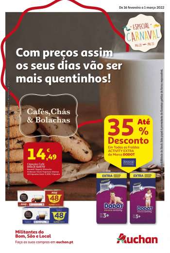Folheto Auchan - 16.2.2022 - 1.3.2022.