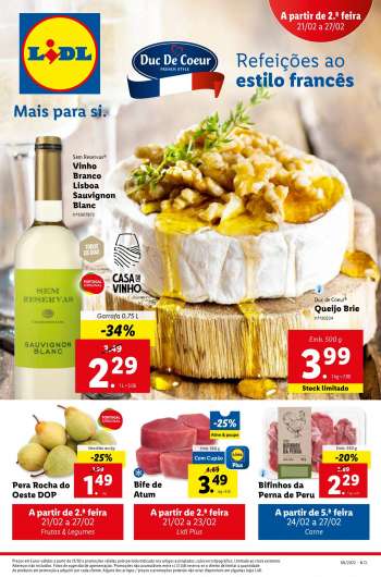 Folheto Lidl - 21.2.2022 - 27.2.2022.