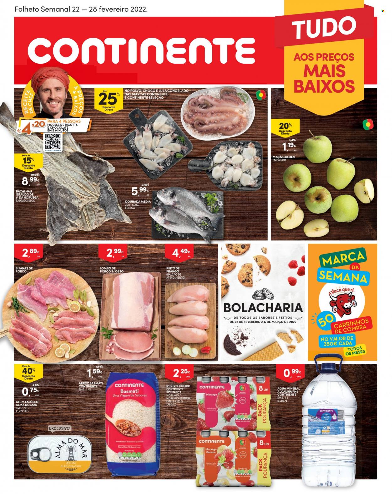 Folheto Continente Modelo - 22.2.2022 - 28.2.2022. Página 1
