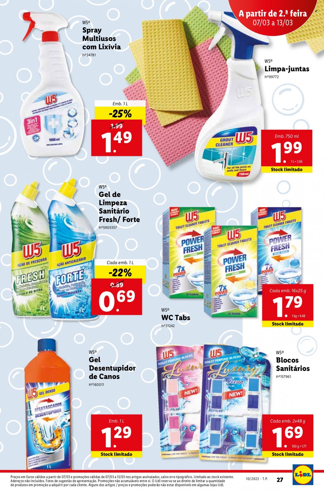 Folheto Lidl - 7.3.2022 - 13.3.2022. Página 27