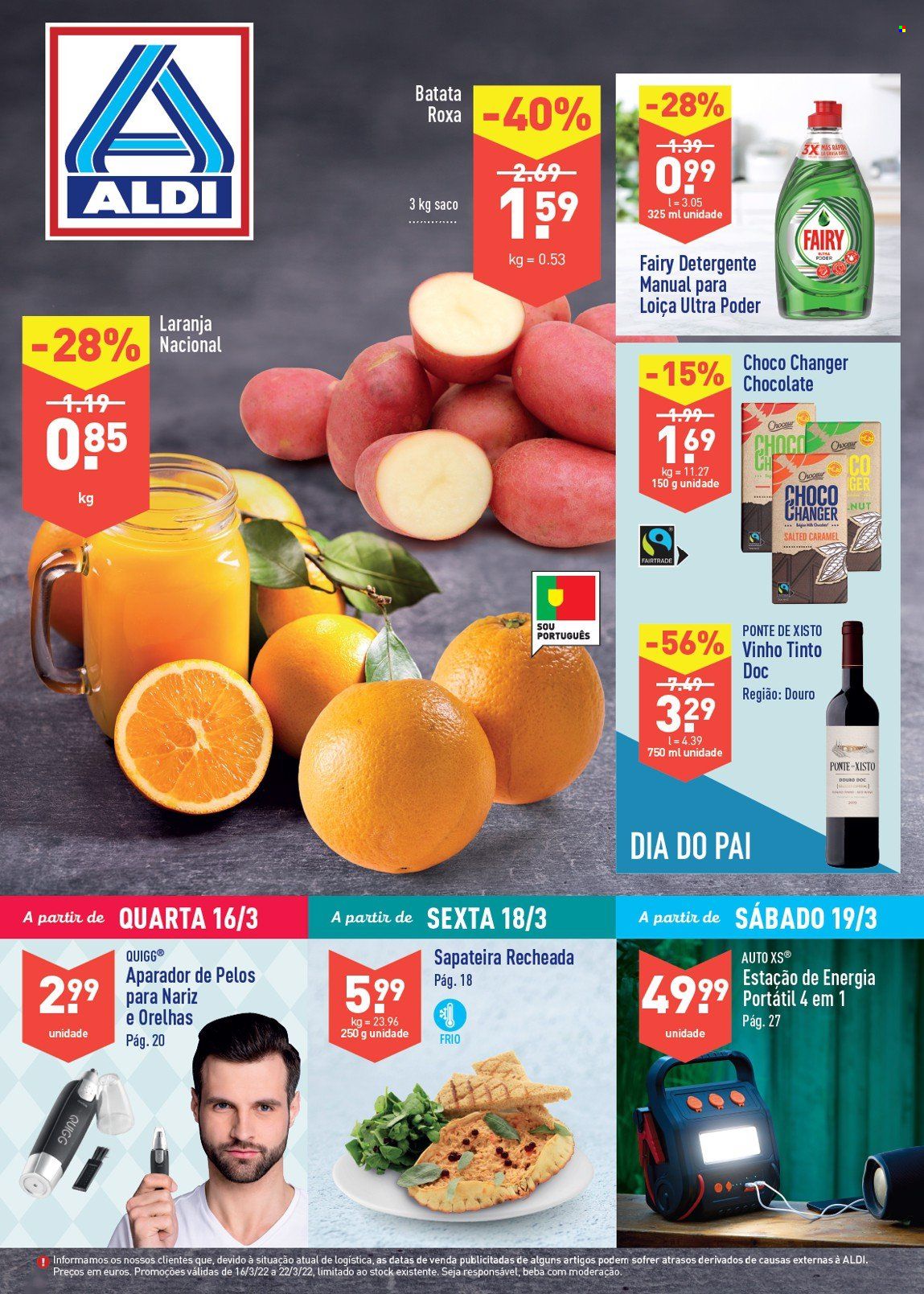 Folheto Aldi - 16.3.2022 - 22.3.2022. Página 1