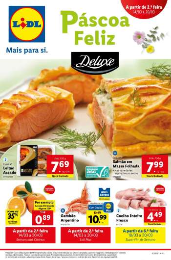 Folheto Lidl - 14.3.2022 - 20.3.2022.