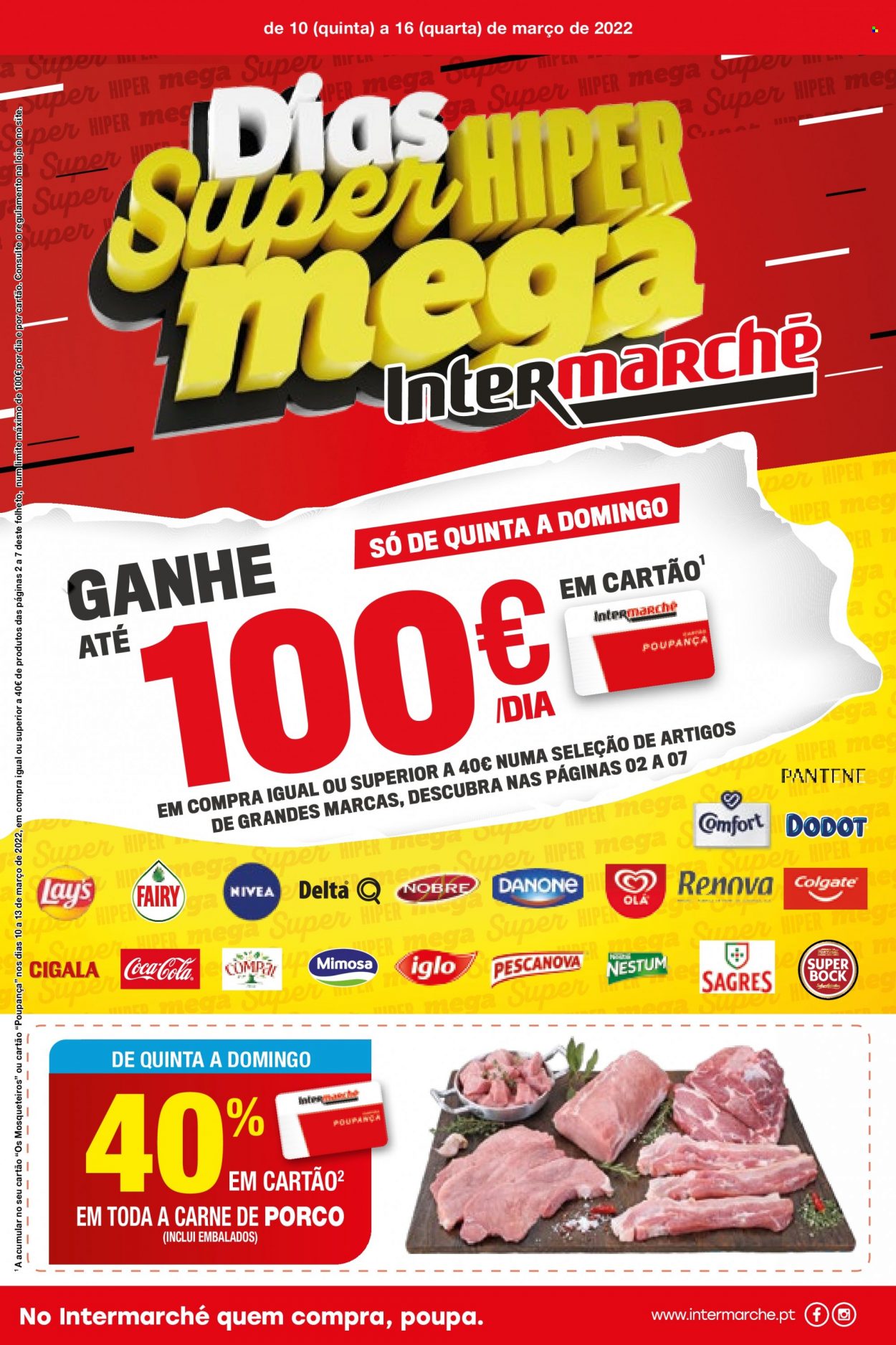Folheto Intermarché - 10.3.2022 - 16.3.2022. Página 1