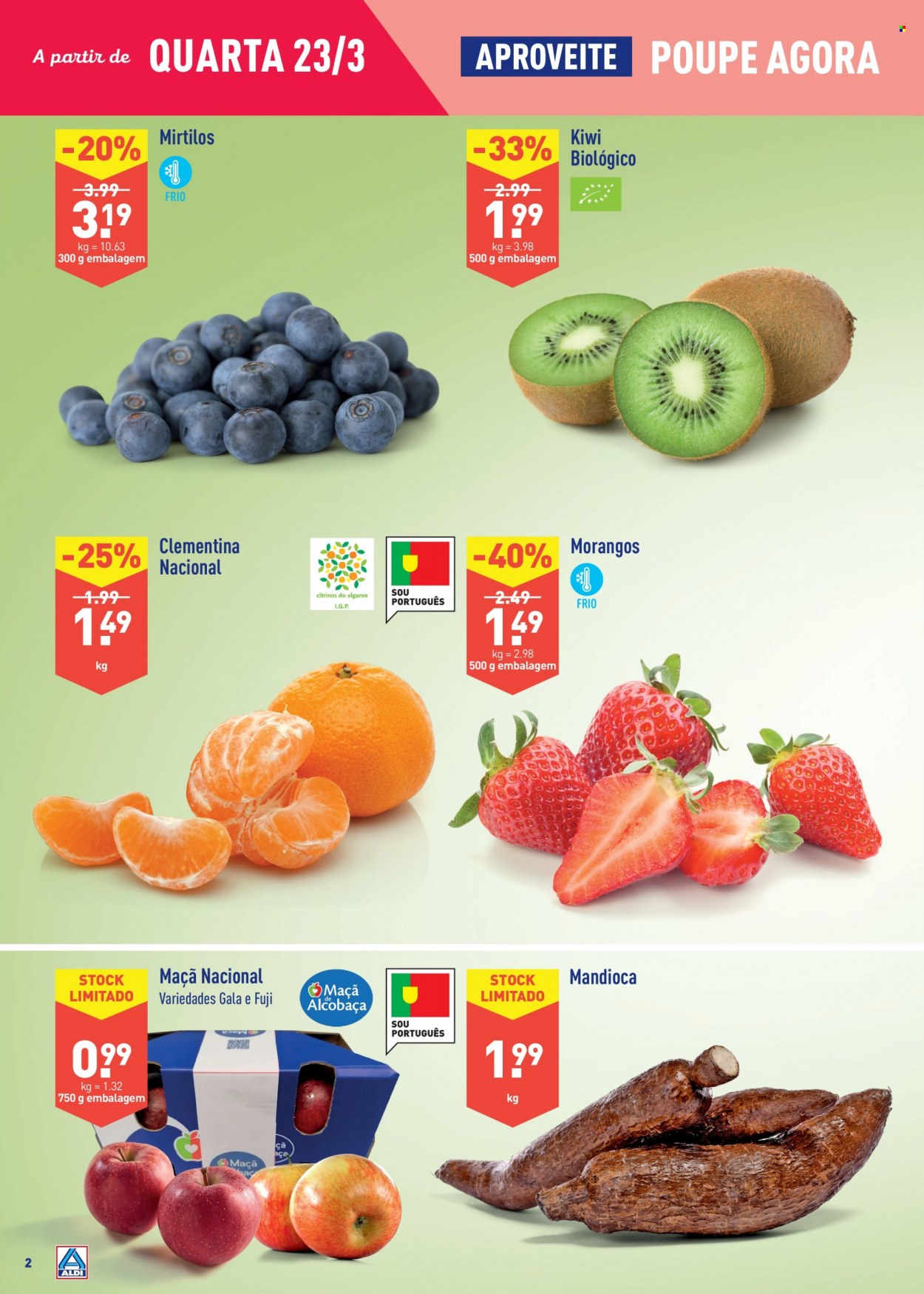 Folheto Aldi - 23.3.2022 - 29.3.2022. Página 2