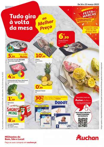 Folheto Auchan - 16.3.2022 - 22.3.2022.