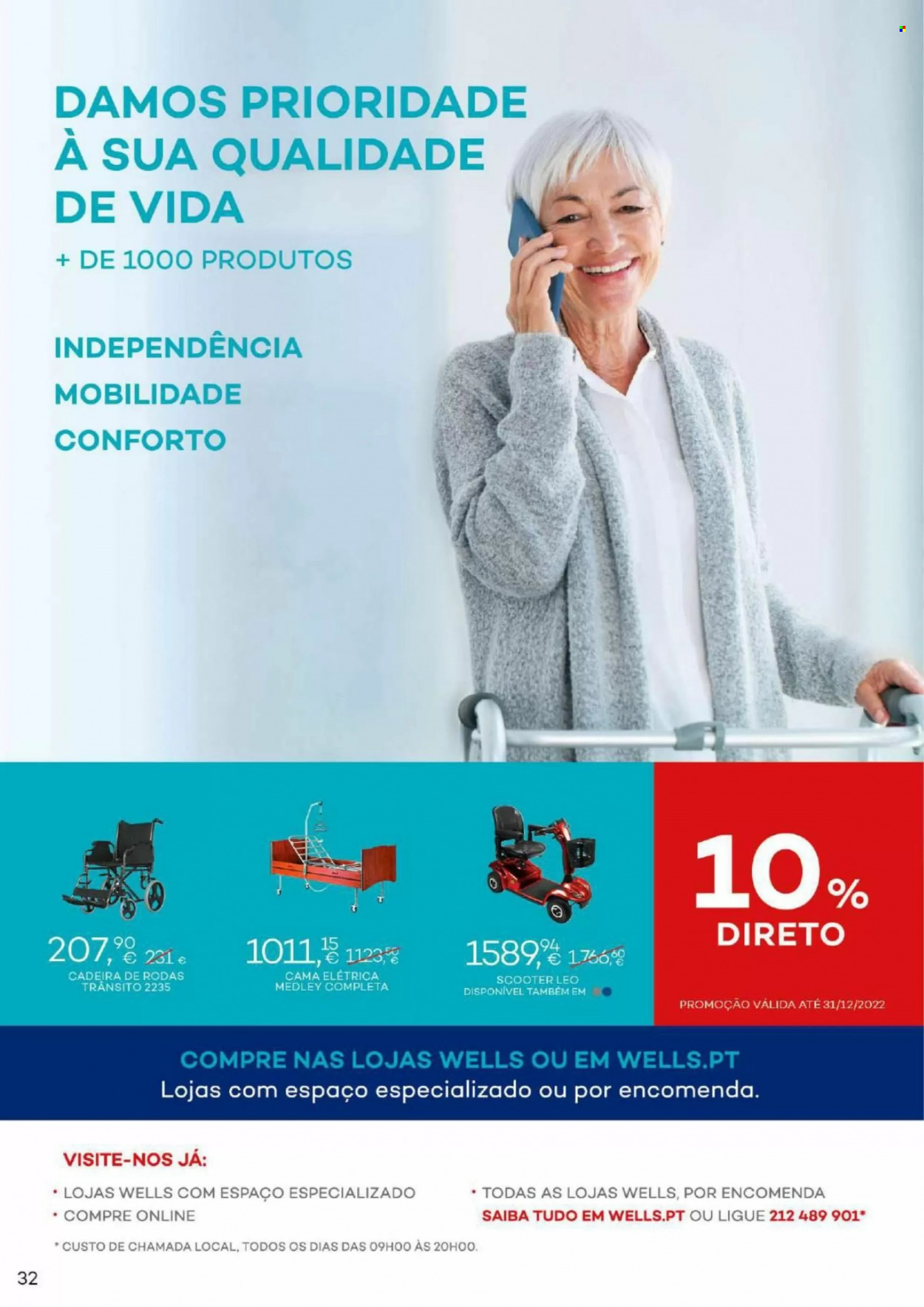 Folheto Well's - 15.3.2022 - 11.4.2022. Página 32