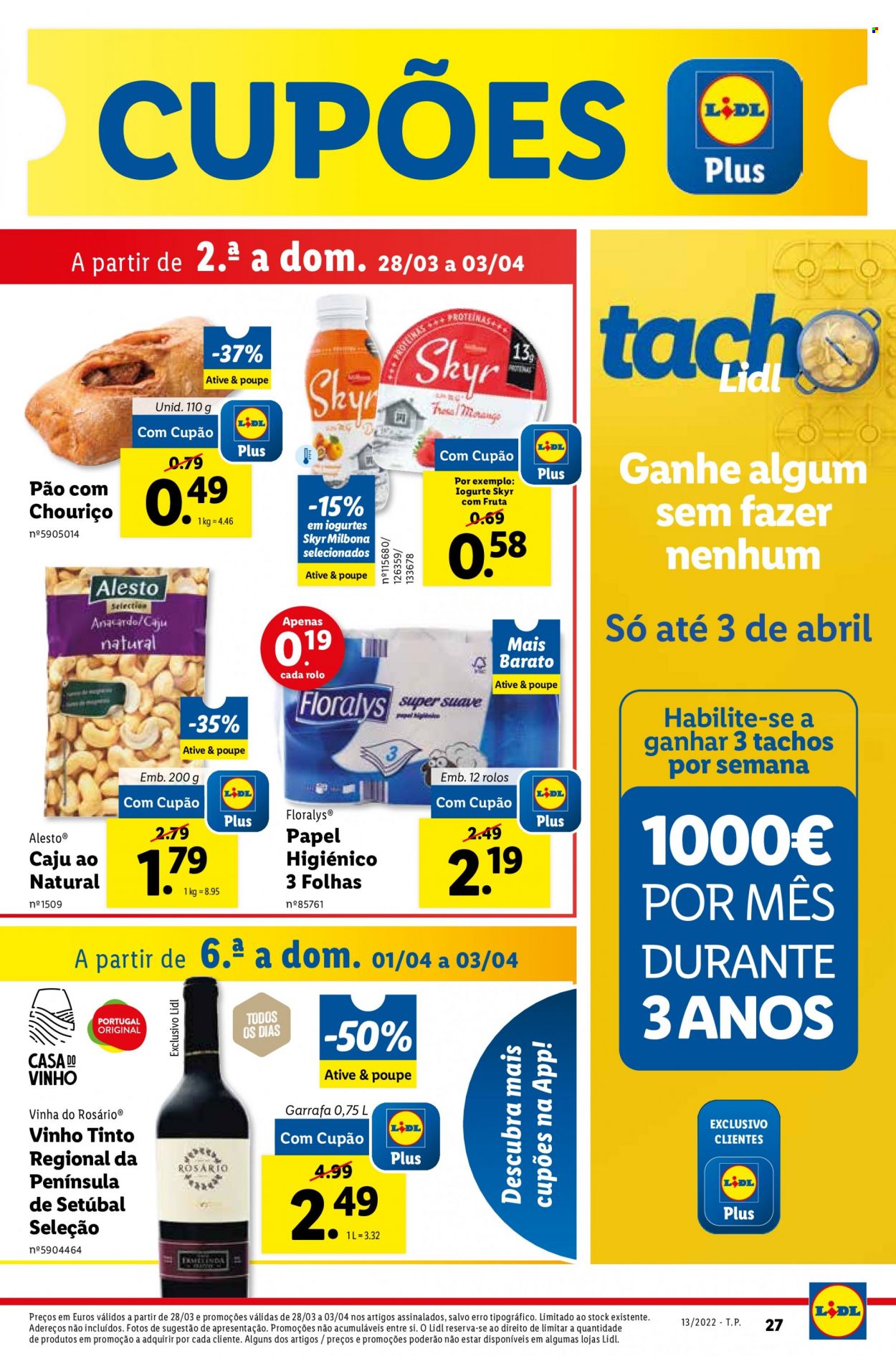 Folheto Lidl - 28.3.2022 - 3.4.2022. Página 27