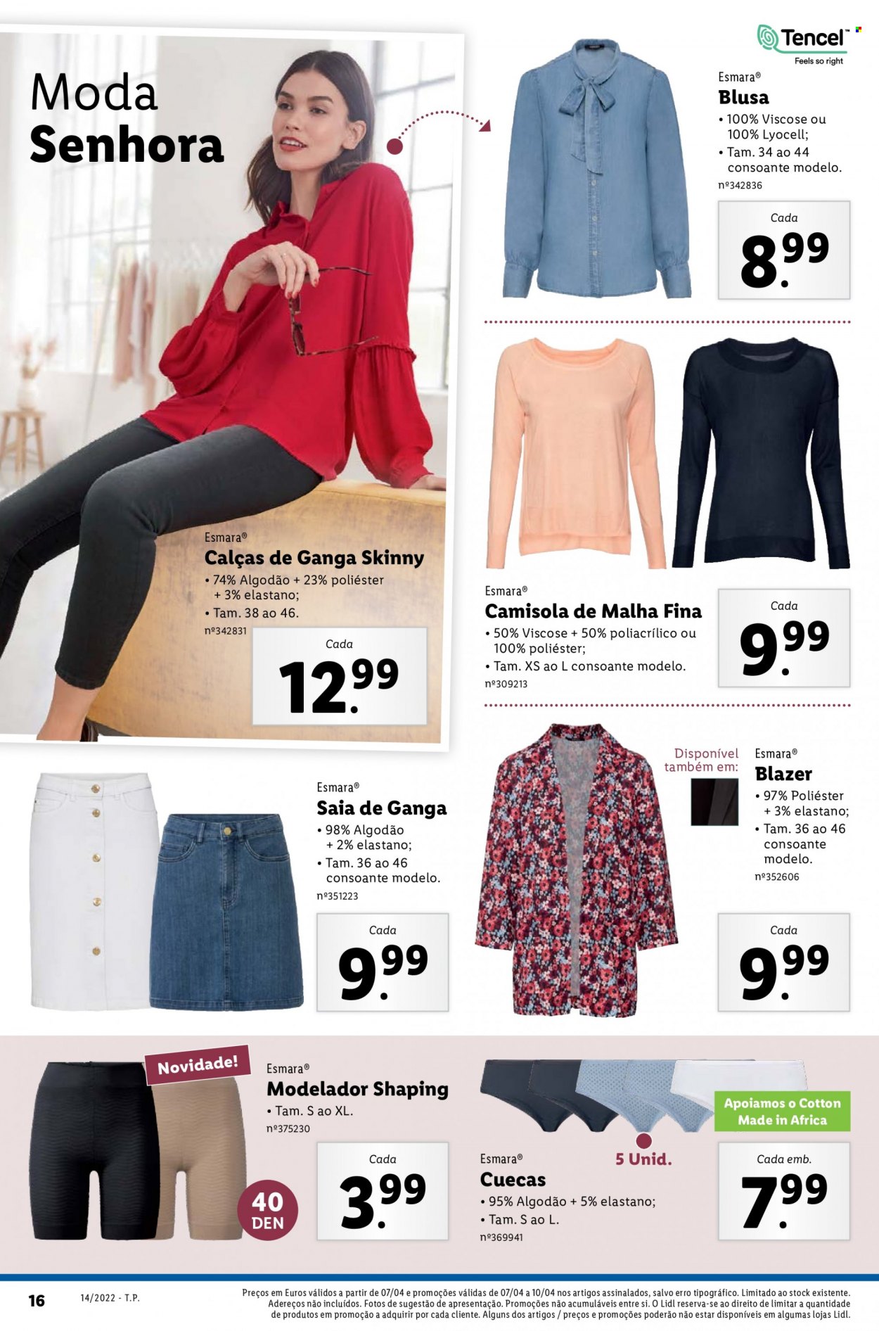 Folheto Lidl - 4.4.2022 - 10.4.2022. Página 46