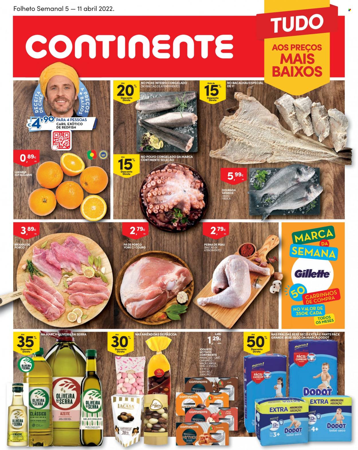 Folheto Continente Modelo - 5.4.2022 - 11.4.2022. Página 1