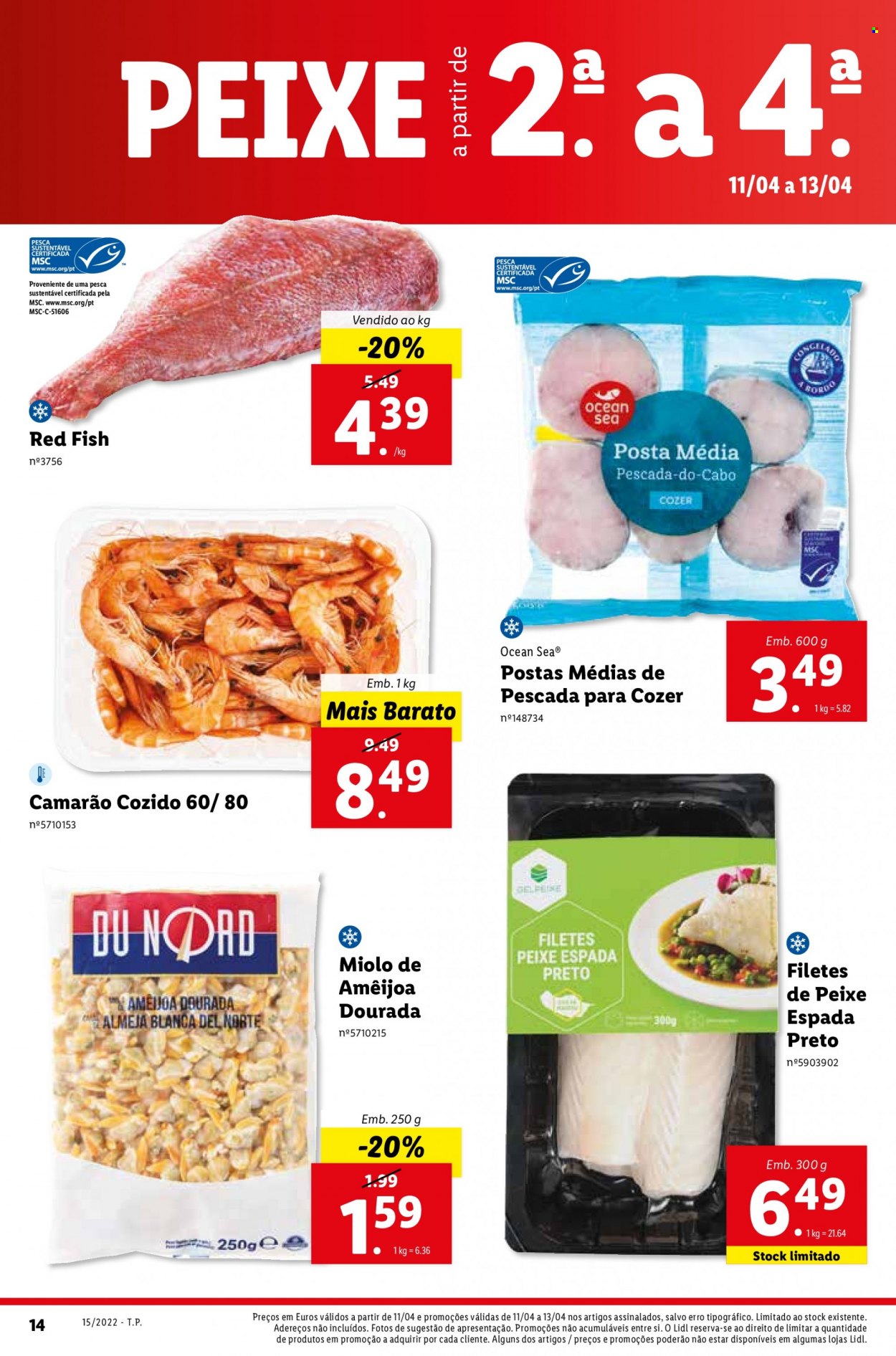 Folheto Lidl - 11.4.2022 - 17.4.2022. Página 14