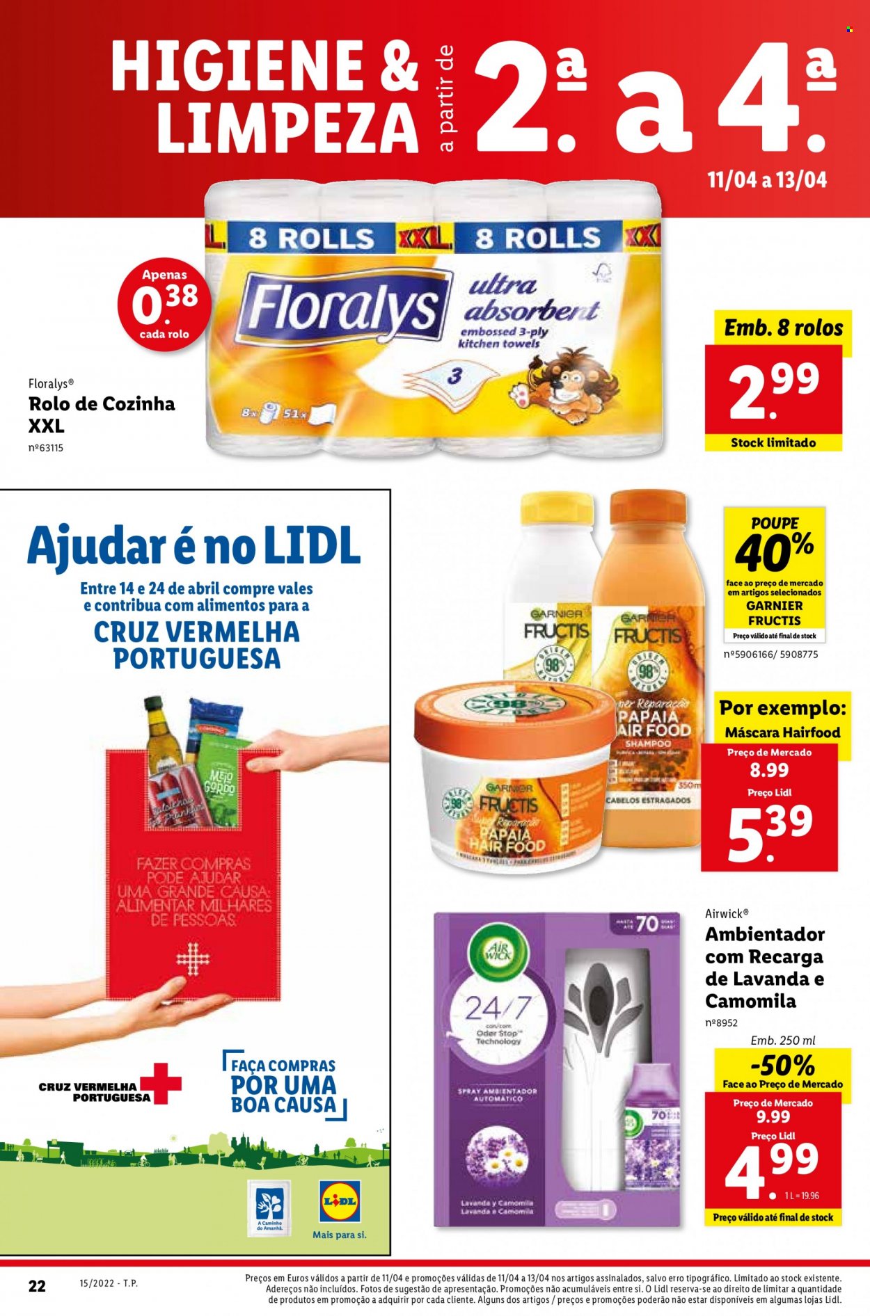 Folheto Lidl - 11.4.2022 - 17.4.2022. Página 22