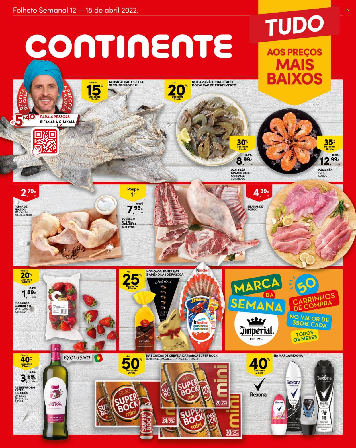 Folheto Continente Modelo - 12.4.2022 - 18.4.2022. Página 1