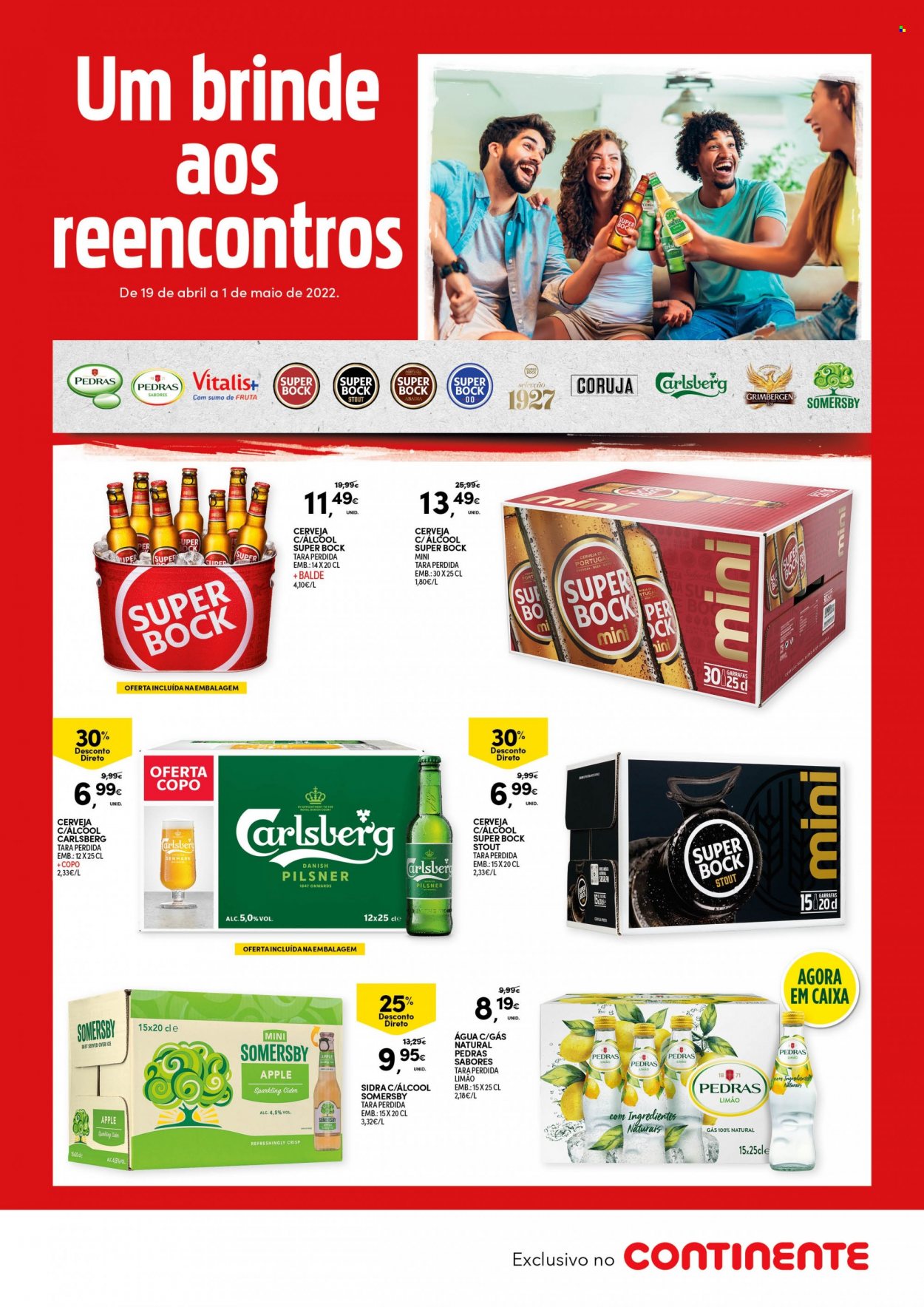 Folheto Continente - 19.4.2022 - 1.5.2022. Página 1