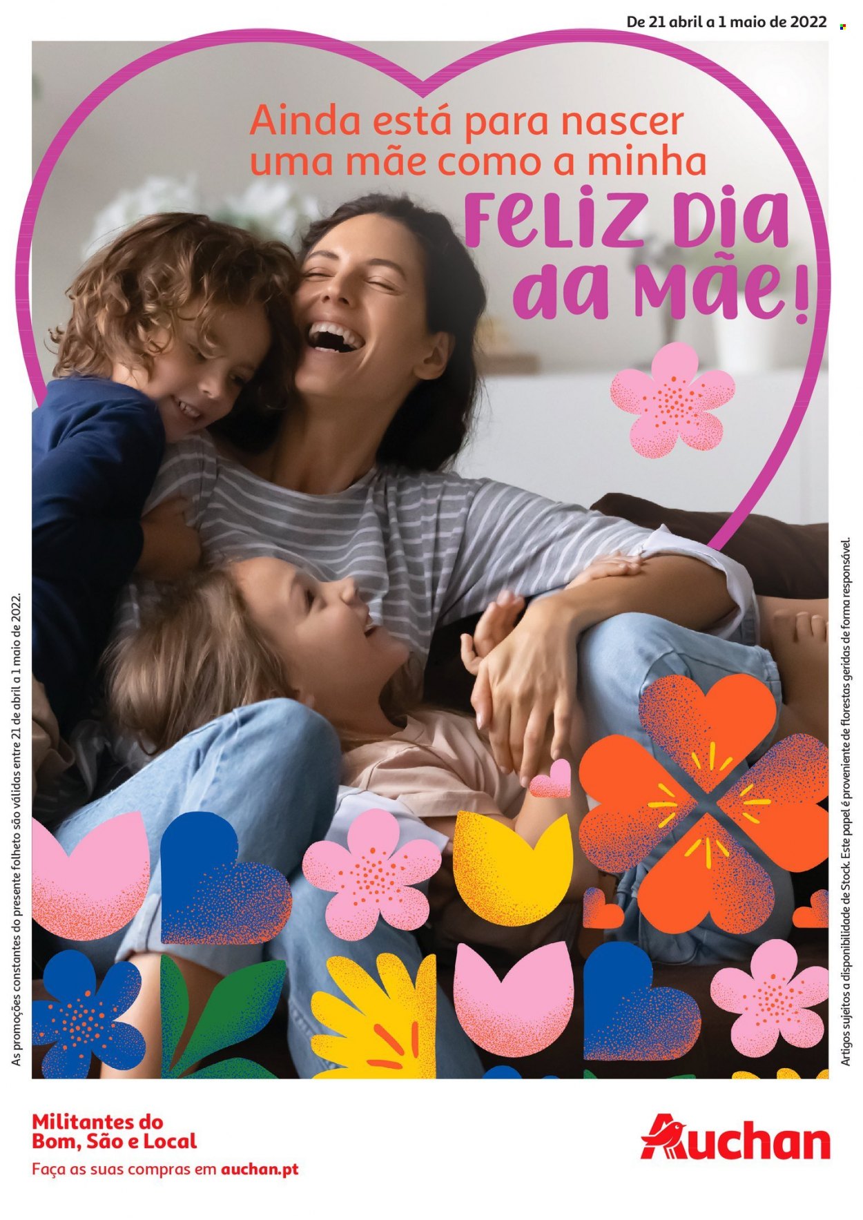 Folheto Auchan - 21.4.2022 - 1.5.2022. Página 1