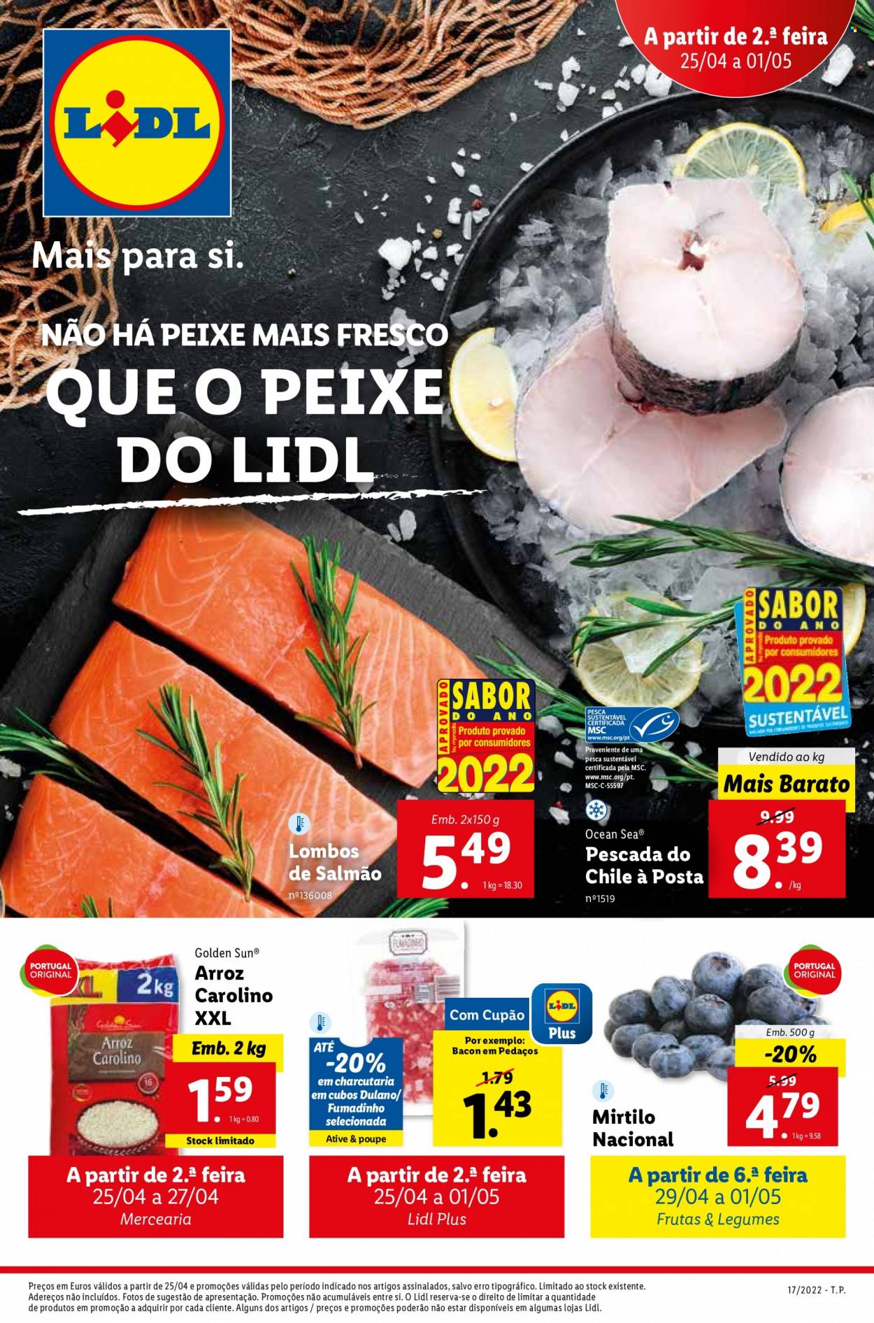 Folheto Lidl - 25.4.2022 - 1.5.2022. Página 1