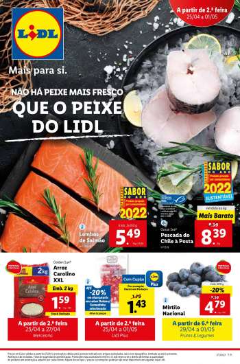 Folheto Lidl - 25.4.2022 - 1.5.2022.