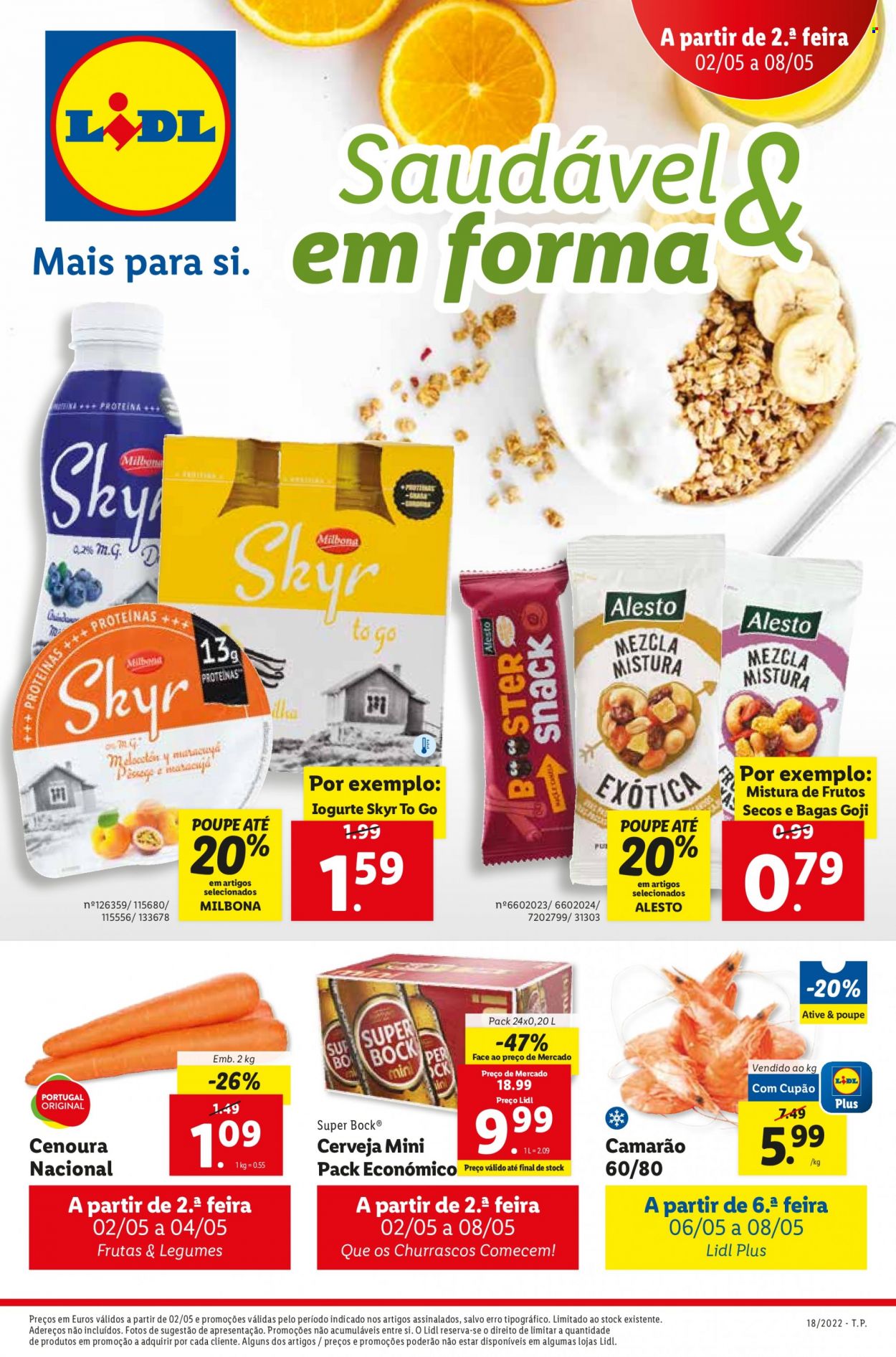 Folheto Lidl - 2.5.2022 - 8.5.2022. Página 1
