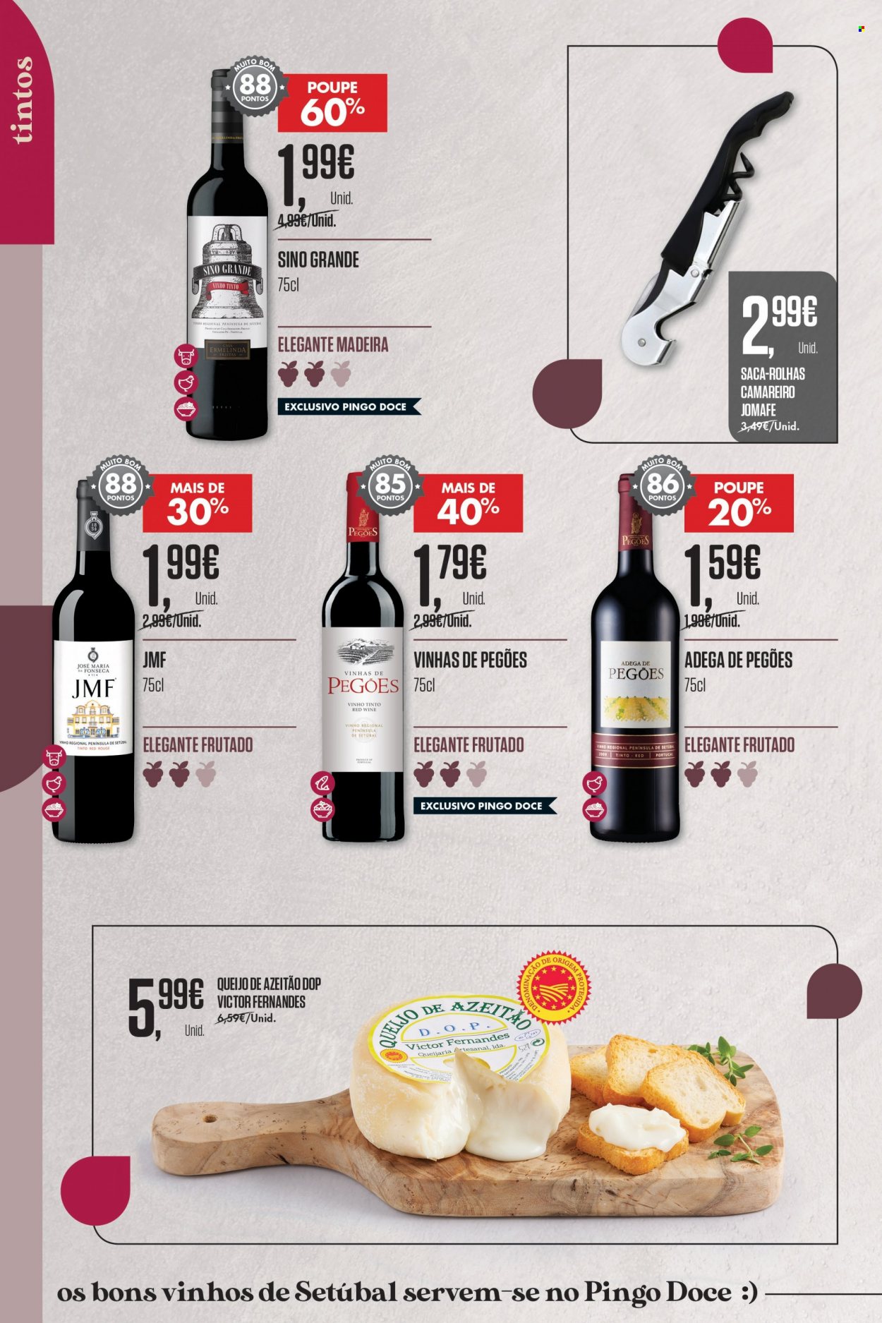 thumbnail - Folheto Pingo Doce - 3.5.2022 - 23.5.2022 - Produtos em promoção - vinho, vinho tinto, saca-rolhas. Página 18.
