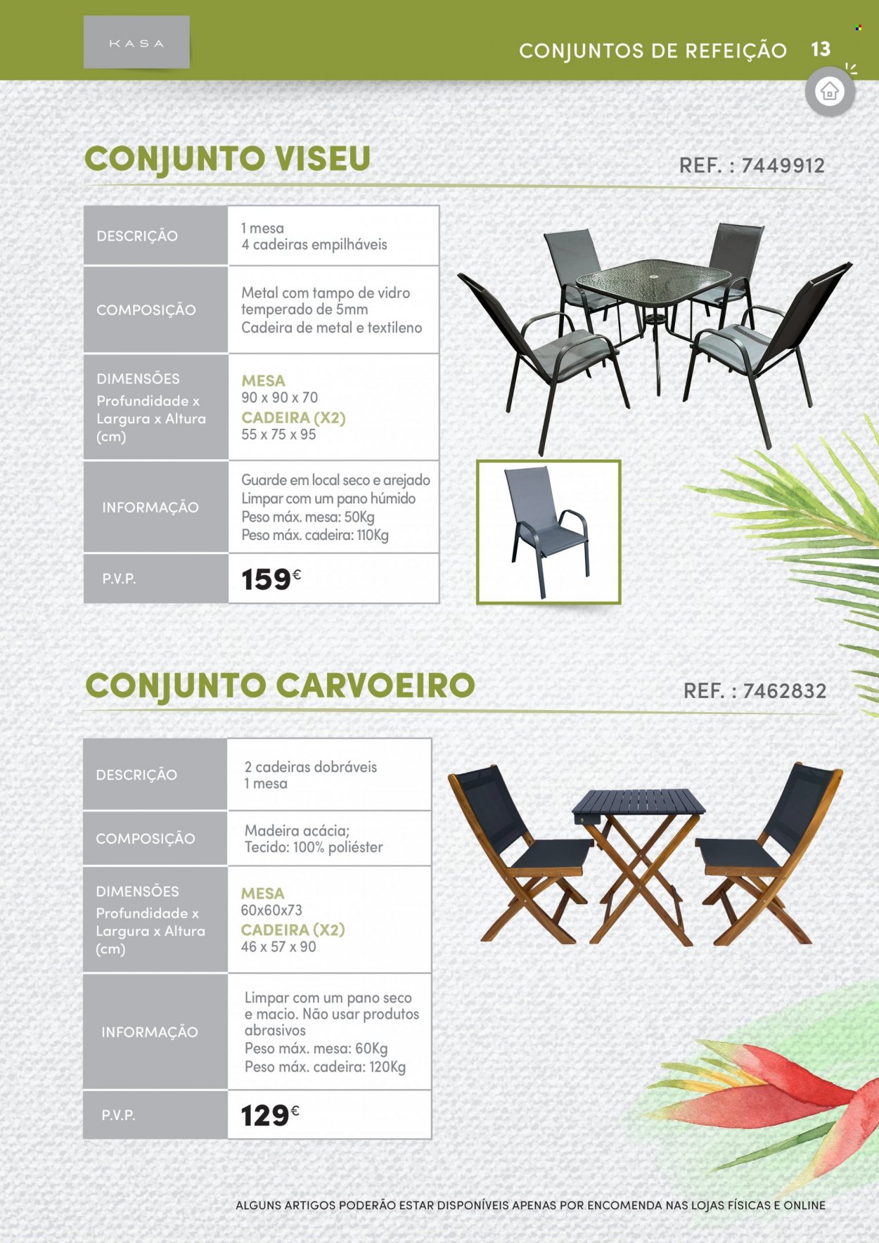 thumbnail - Folheto Continente - 3.5.2022 - 7.8.2022 - Produtos em promoção - mesa, cadeira. Página 13.