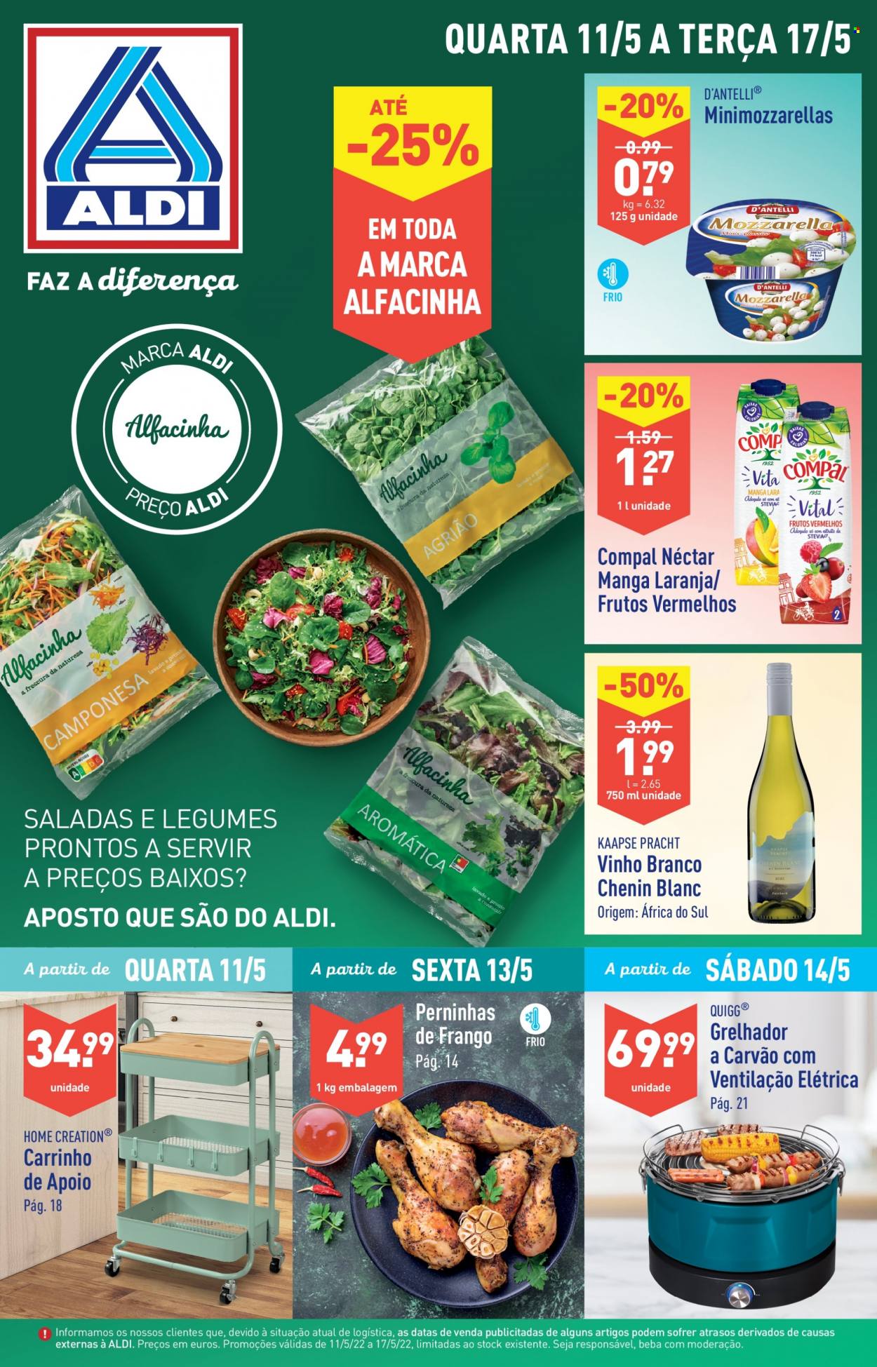 Folheto Aldi - 11.5.2022 - 17.5.2022. Página 1