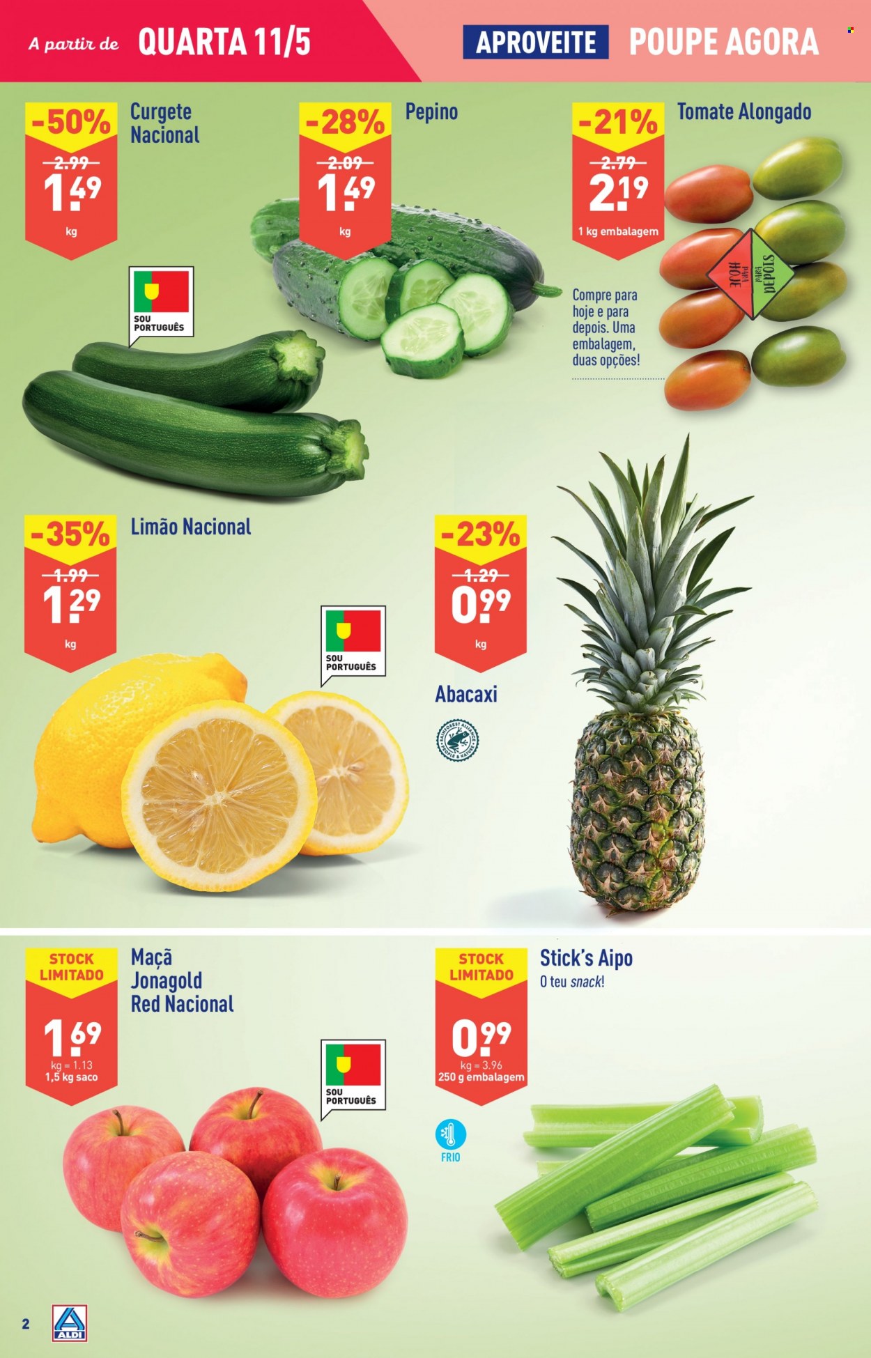 Folheto Aldi - 11.5.2022 - 17.5.2022. Página 2