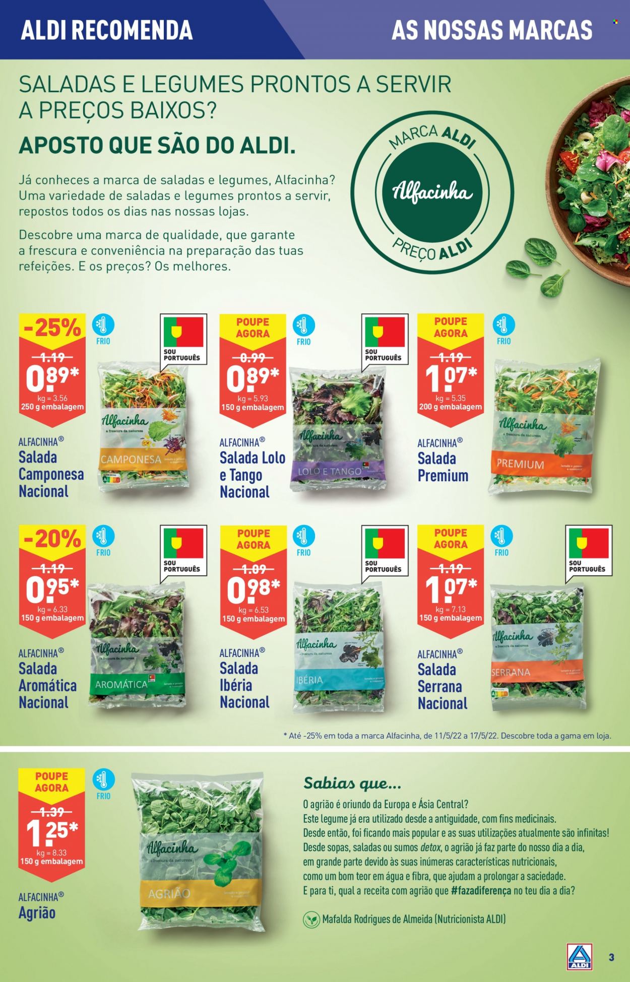 Folheto Aldi - 11.5.2022 - 17.5.2022. Página 3