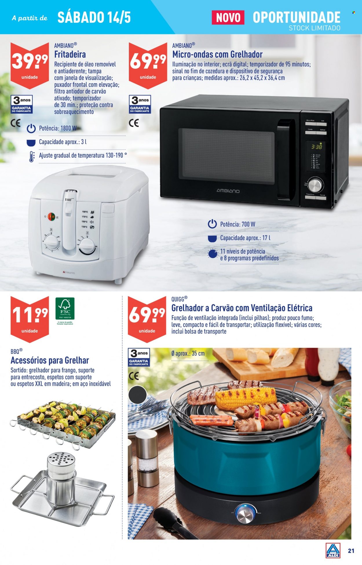 Folheto Aldi - 11.5.2022 - 17.5.2022. Página 21