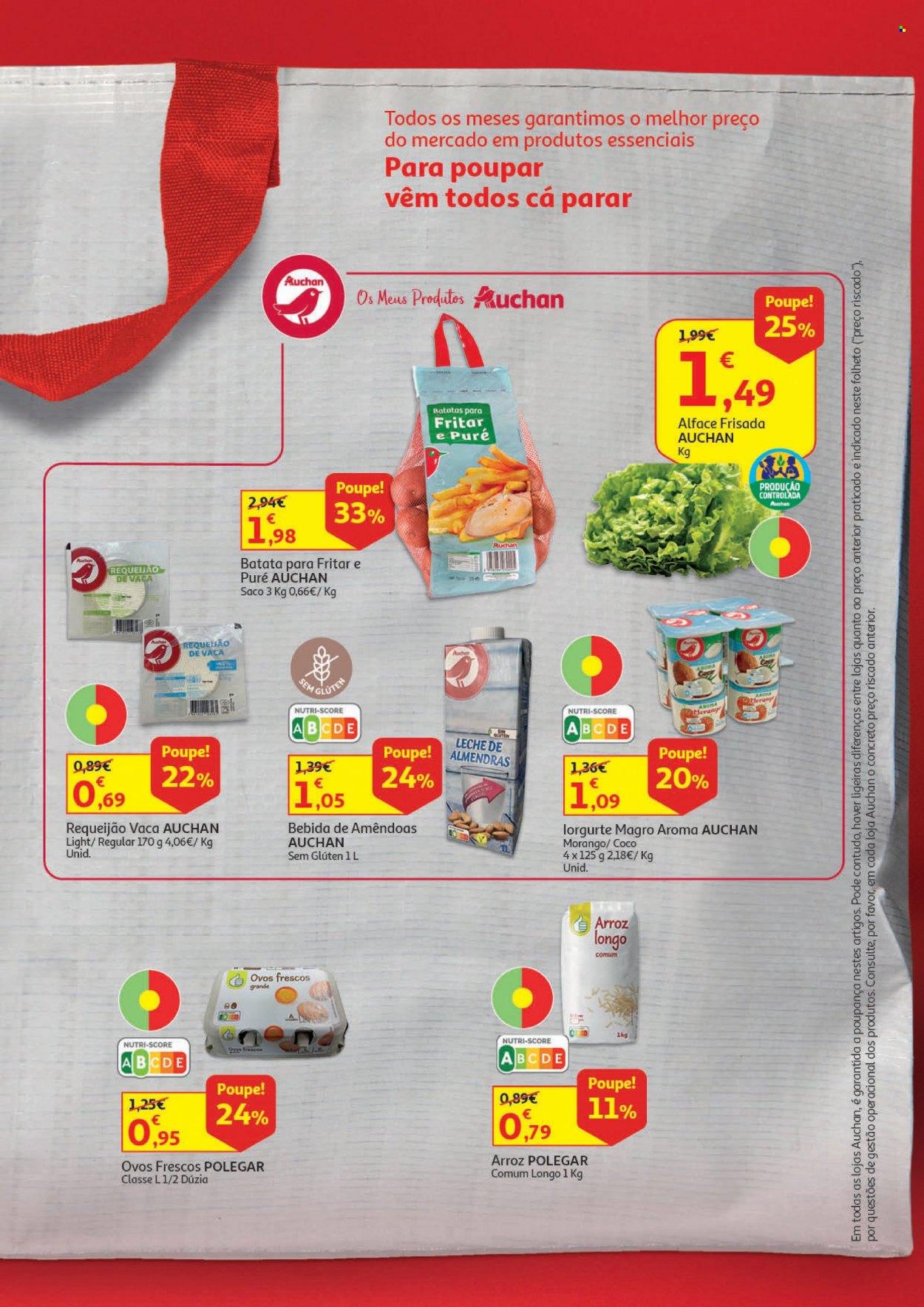 thumbnail - Folheto Auchan - 4.5.2022 - 1.6.2022 - Produtos em promoção - batata, alface, requeijão, ovos, coco, bebida. Página 3.