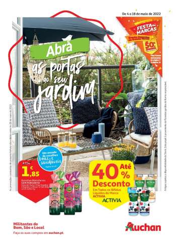 Folheto Auchan - 4.5.2022 - 18.5.2022.