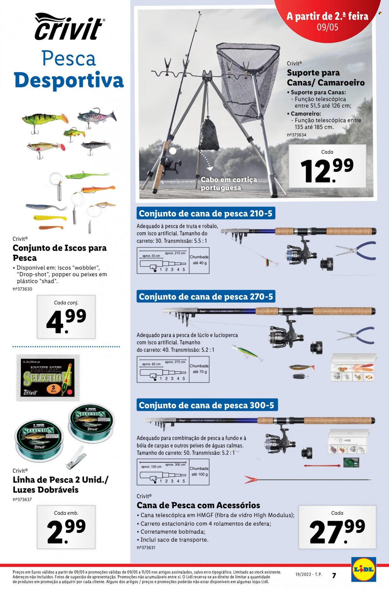 Folheto Lidl - 9.5.2022 - 15.5.2022 - Produtos em promoção - peixe, robalo. Página 37.
