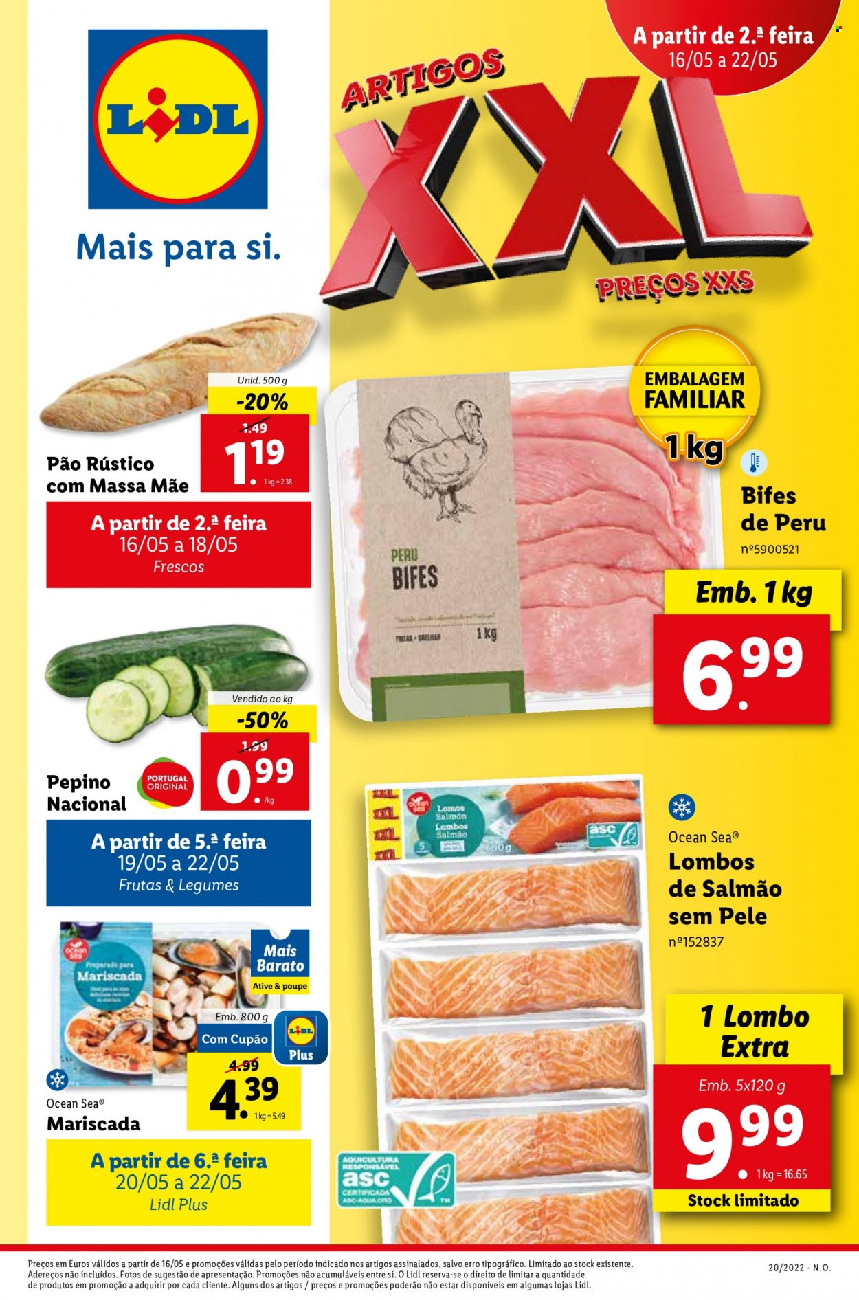 Folheto Lidl - 16.5.2022 - 22.5.2022. Página 1