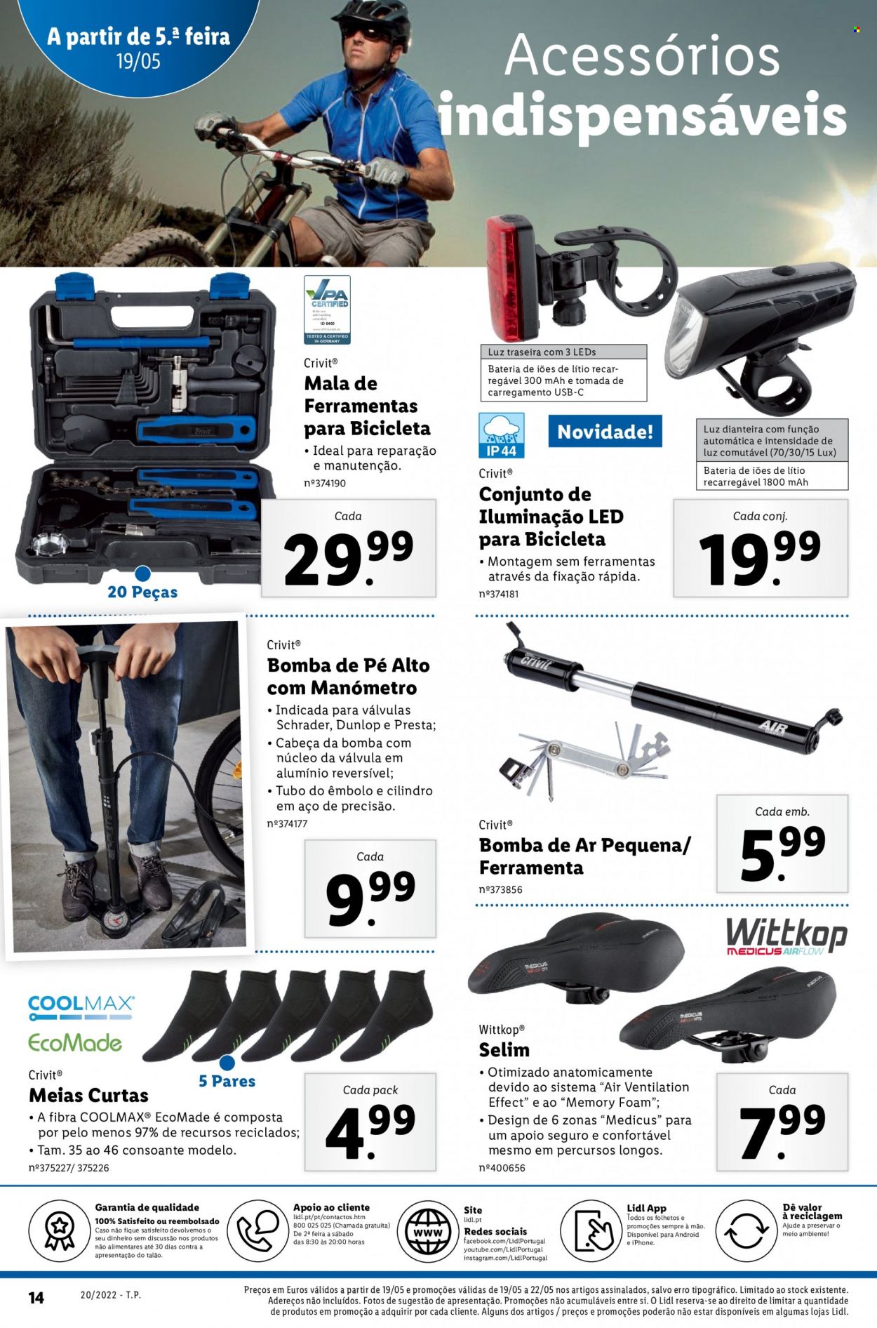 Folheto Lidl - 16.5.2022 - 22.5.2022. Página 44