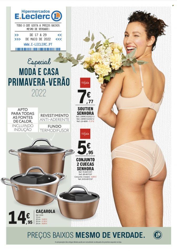 Folheto E.Leclerc - 17.5.2022 - 29.5.2022. Página 1