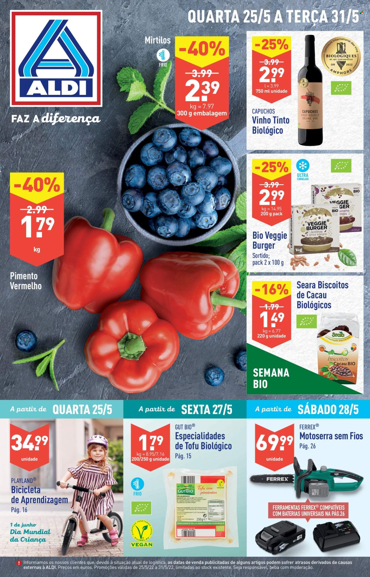 Folheto Aldi - 25.5.2022 - 31.5.2022. Página 1