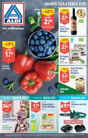 Folheto Aldi - 25.5.2022 - 31.5.2022.