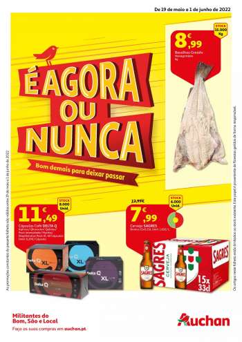Folheto Auchan - 19.5.2022 - 1.6.2022.