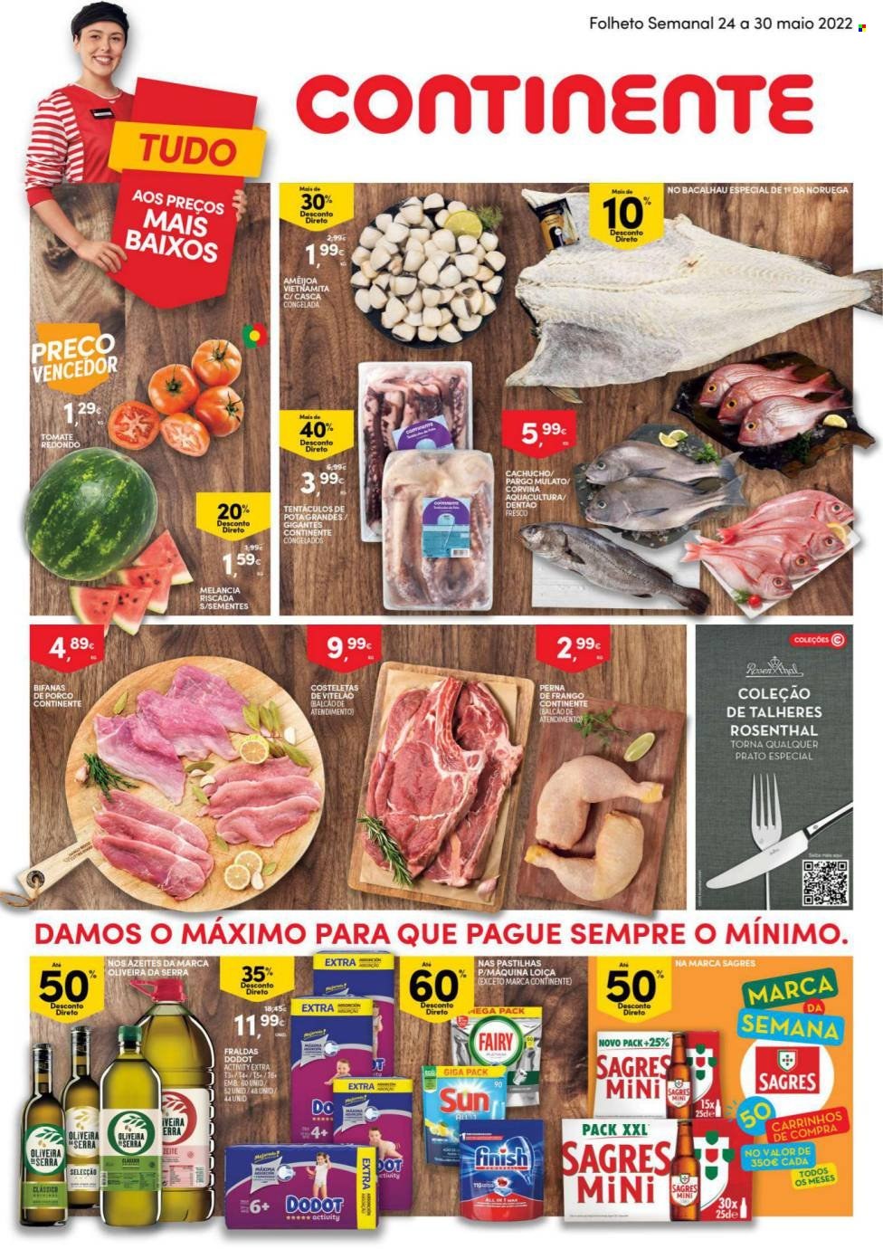 Folheto Continente Bom Dia - 24.5.2022 - 30.5.2022. Página 1